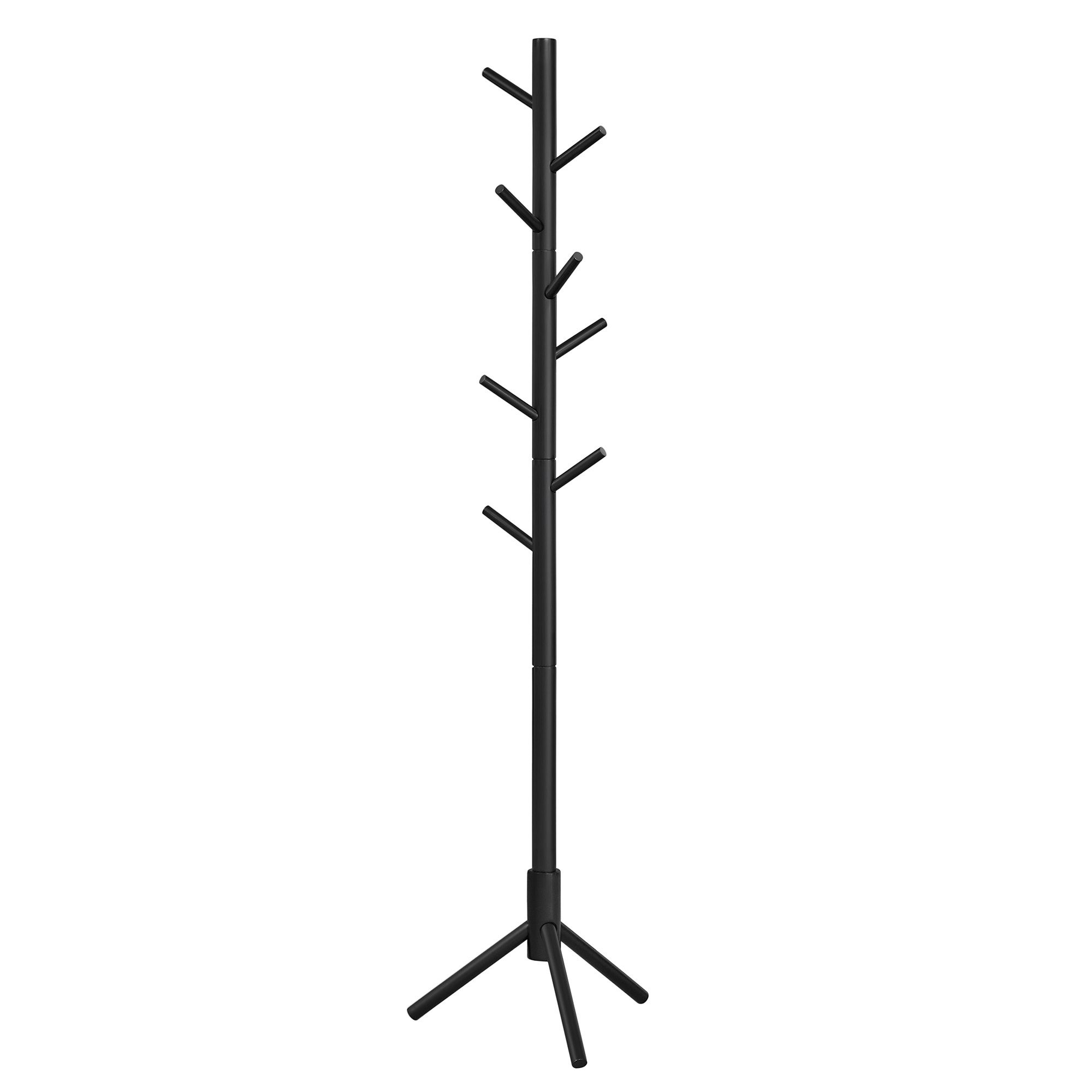 VASAGLE Garderobenständer Kleiderständer, Massivholz, 3 Höhen, 47x47x175cm günstig online kaufen