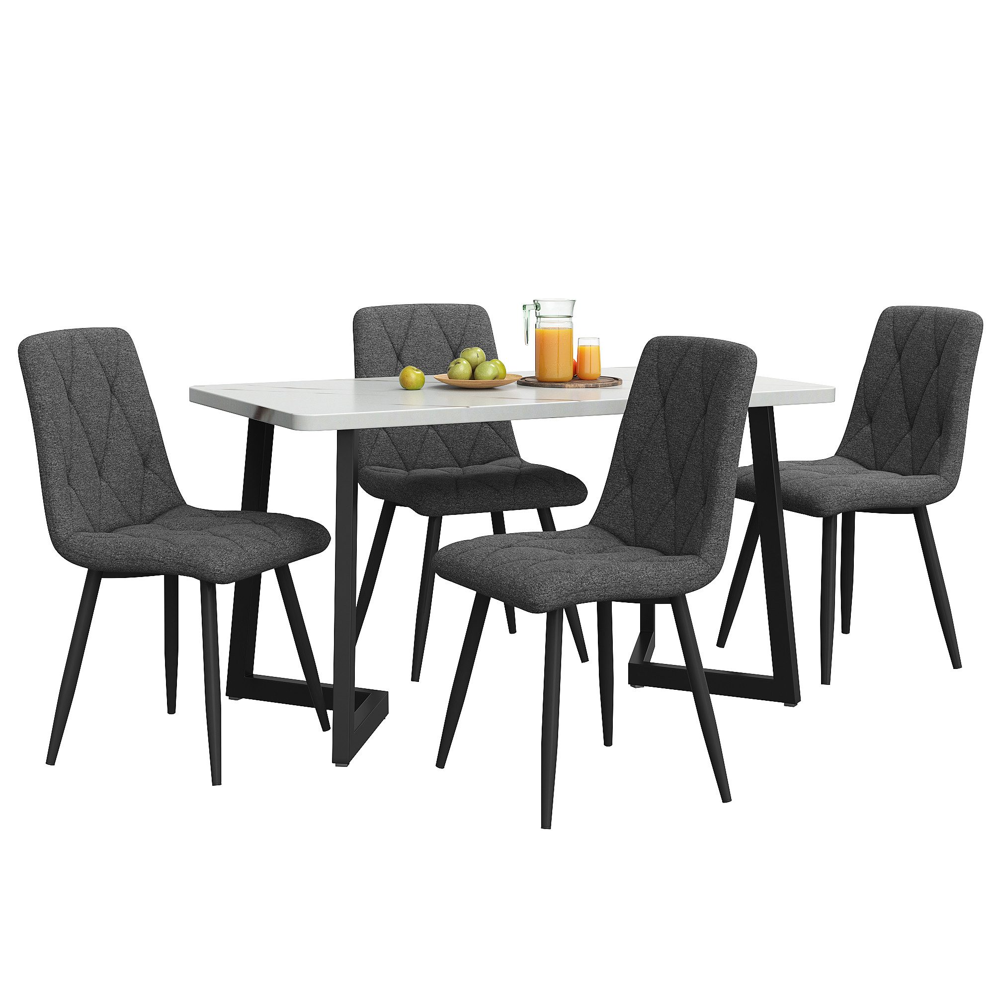 Flieks Essgruppe, (Set, 5-tlg., Tisch mit günstig online kaufen