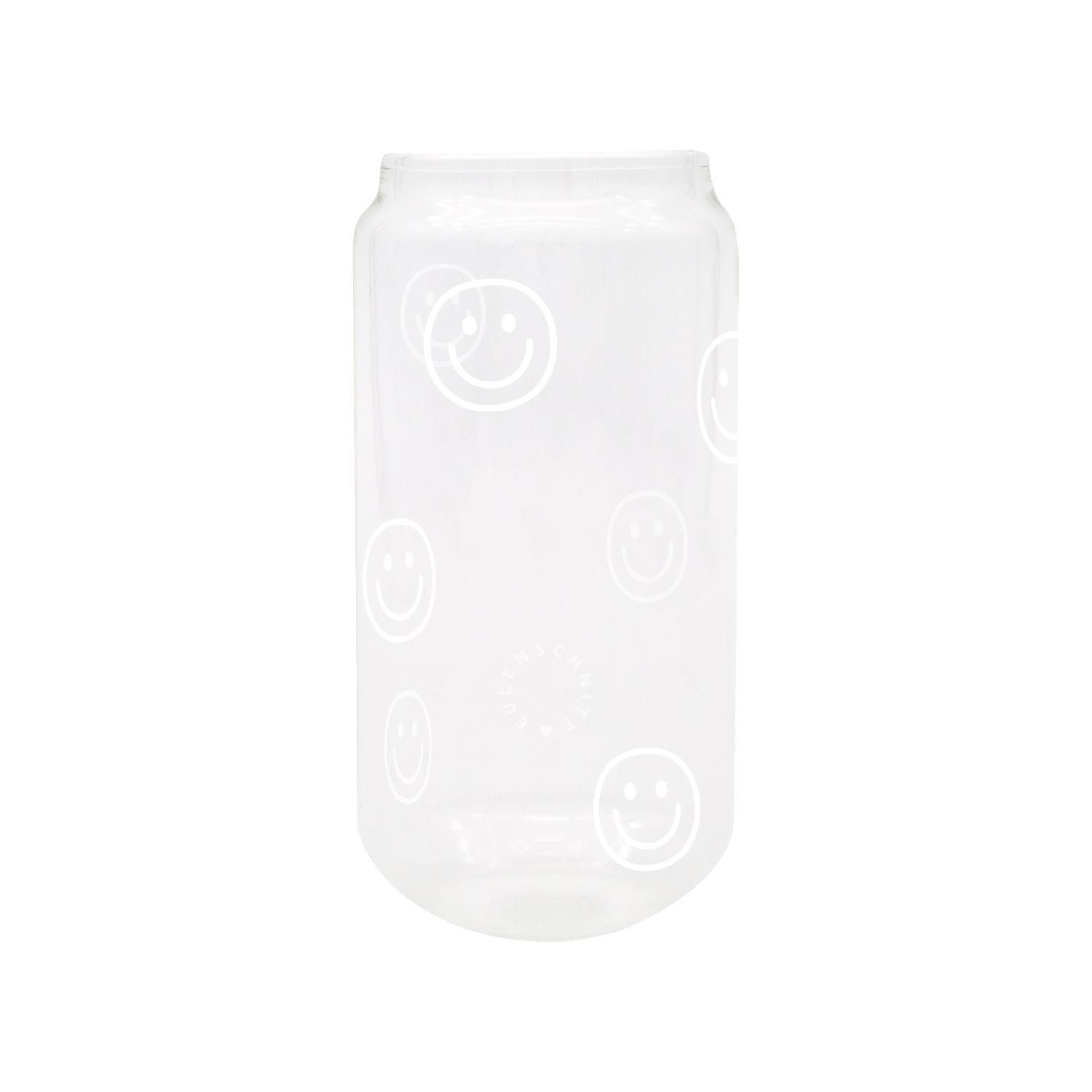 Eulenschnitt Glas Hohes Trinkglas Smileys