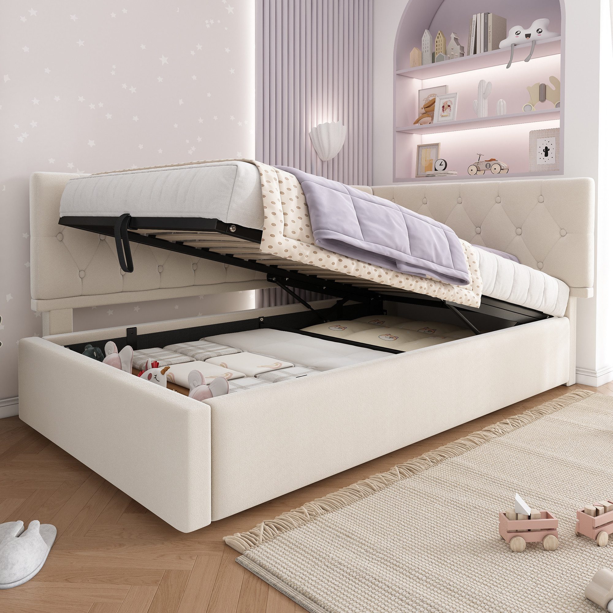 HAUSS SPOLE Polsterbett 90x200cm Tagesbett Daybett günstig online kaufen