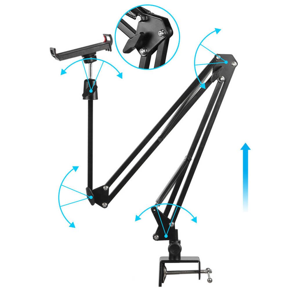 Tablet-Halterung Tablet Halterung für Tisch, Verstellbare Tablet Ständer Arm mit