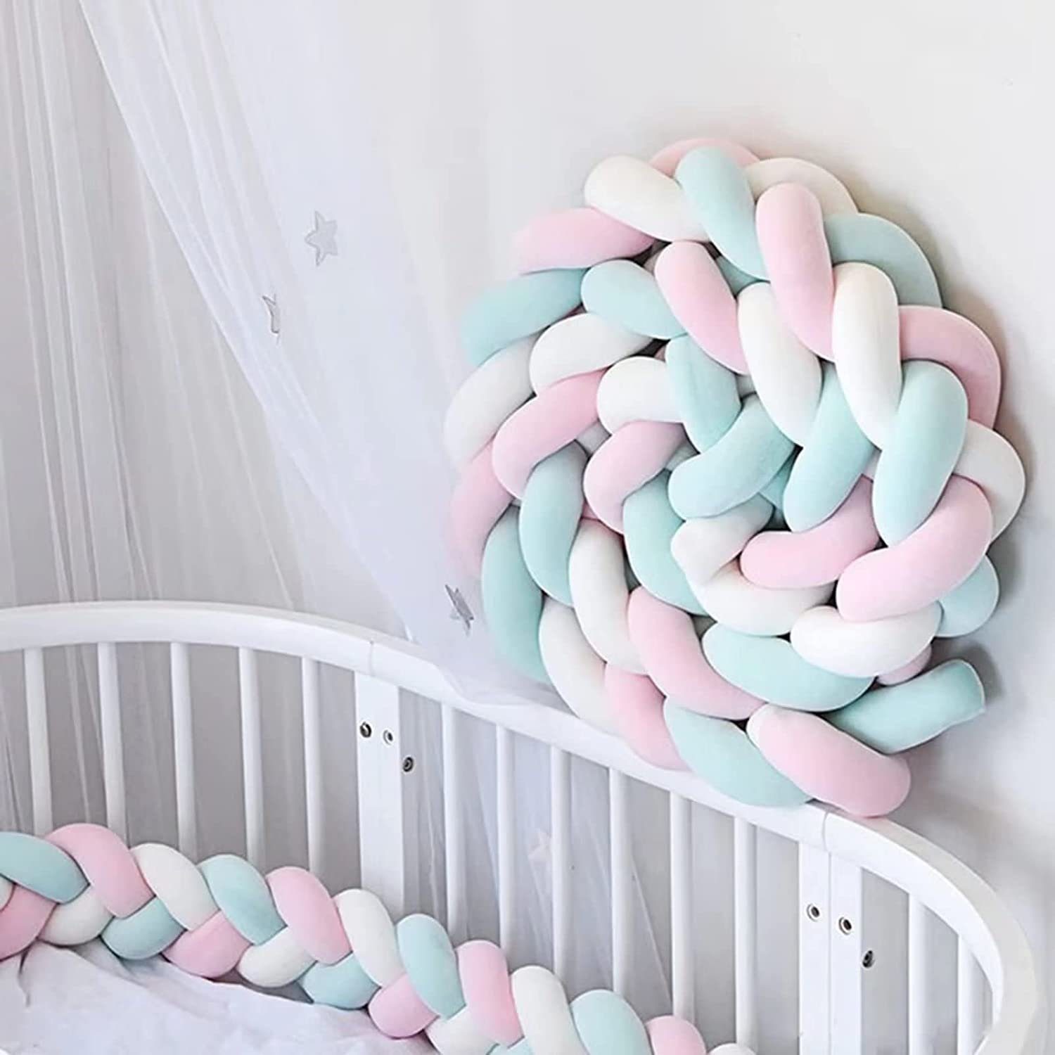 VIVILINEN Bettumrandung, Babybett Kantenschutz Kopfschutz Dekoration günstig online kaufen