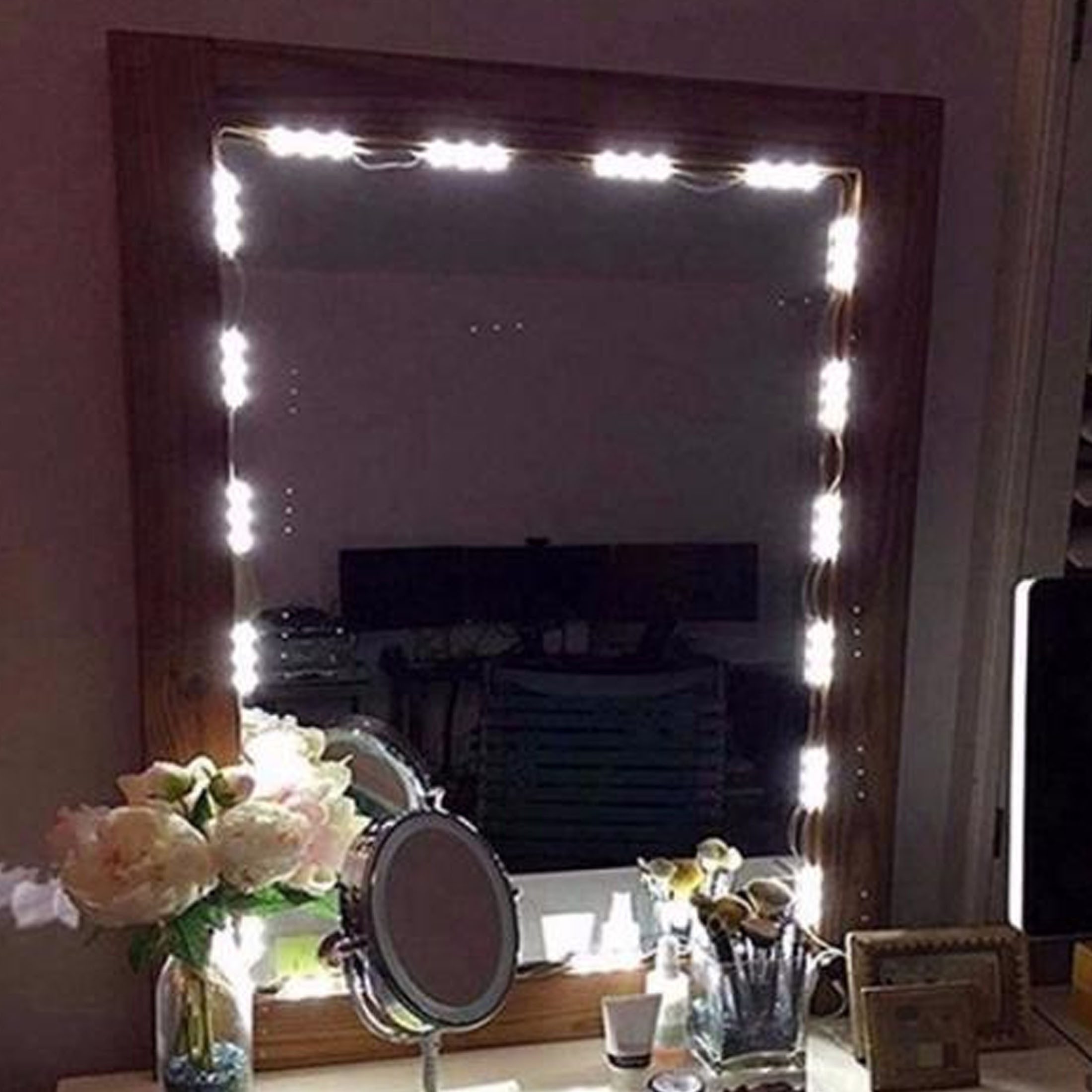 YINDN LED-Lichtspiegel 3 Farbtemperatur-Schminktisch Leuchte,10 Helligkeit günstig online kaufen
