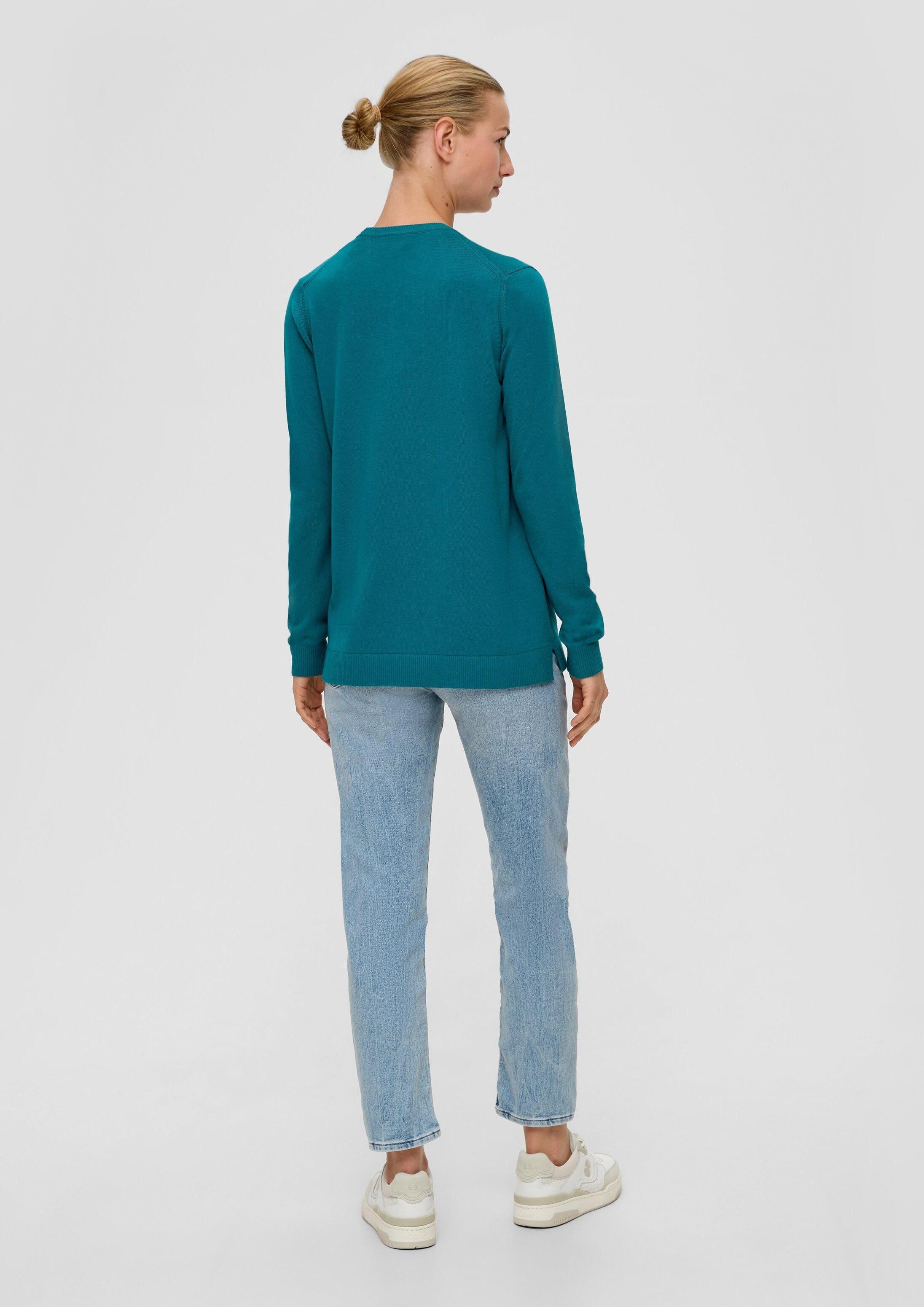 s.Oliver Cardigan Strickjacke Strickjacke aus Baumwollmix