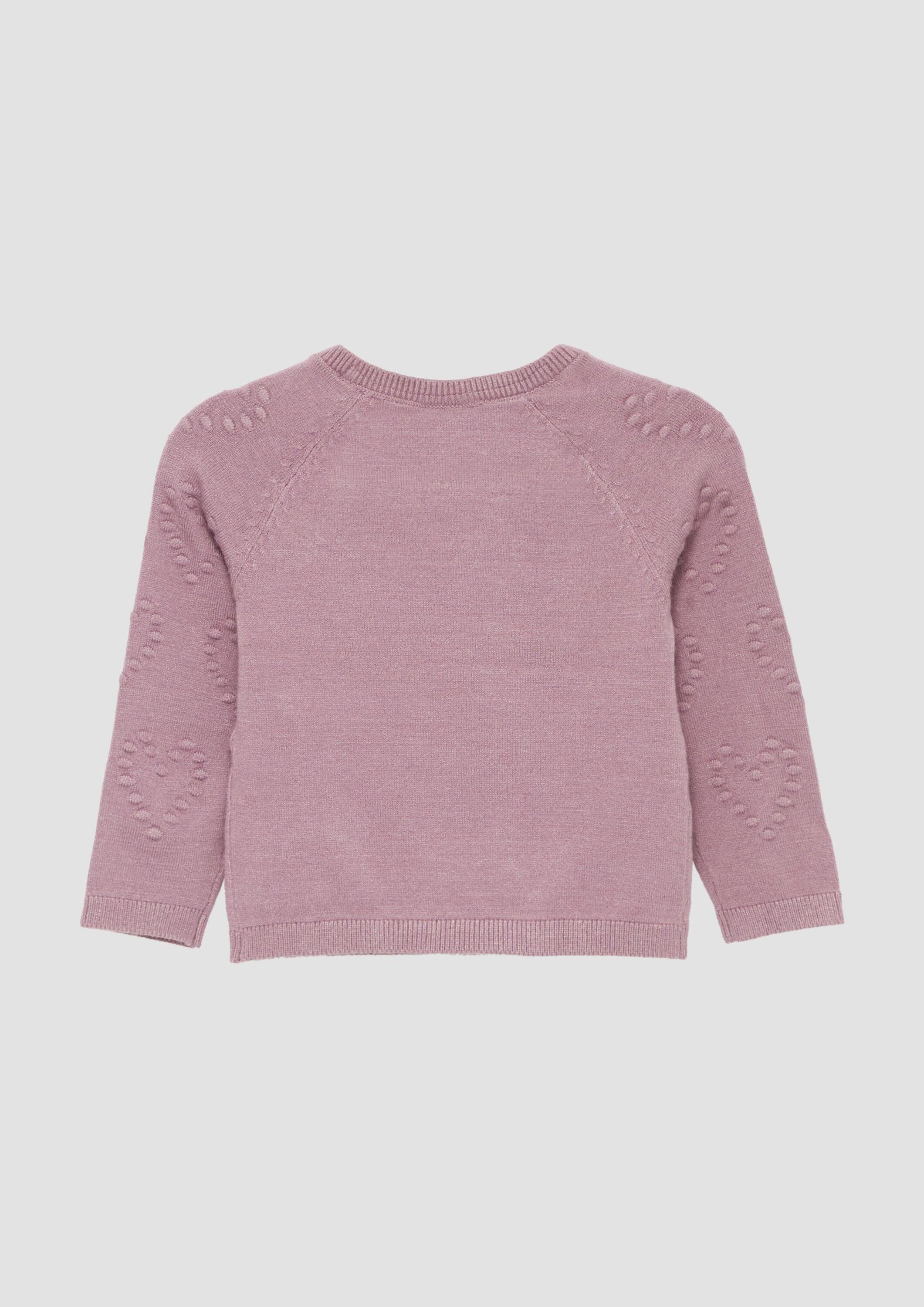 s.Oliver Longpullover Strickpullover Strickpullover mit Strukturmuster