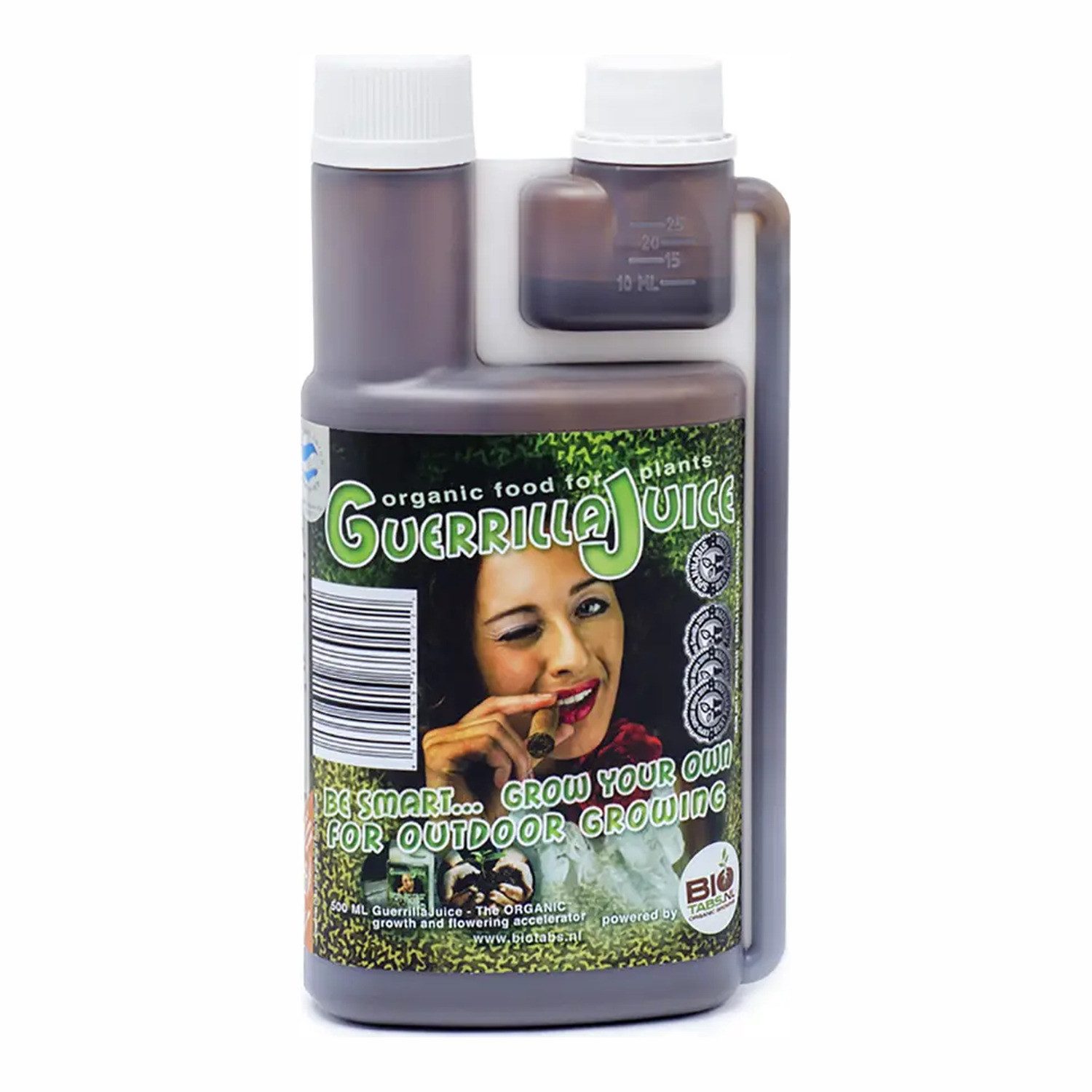 BIOTABS.NL Pflanzendünger Flüssigdünger Guerrilla Juice NPK 5-1-5 Outdoor 500 ml, Konzentrat