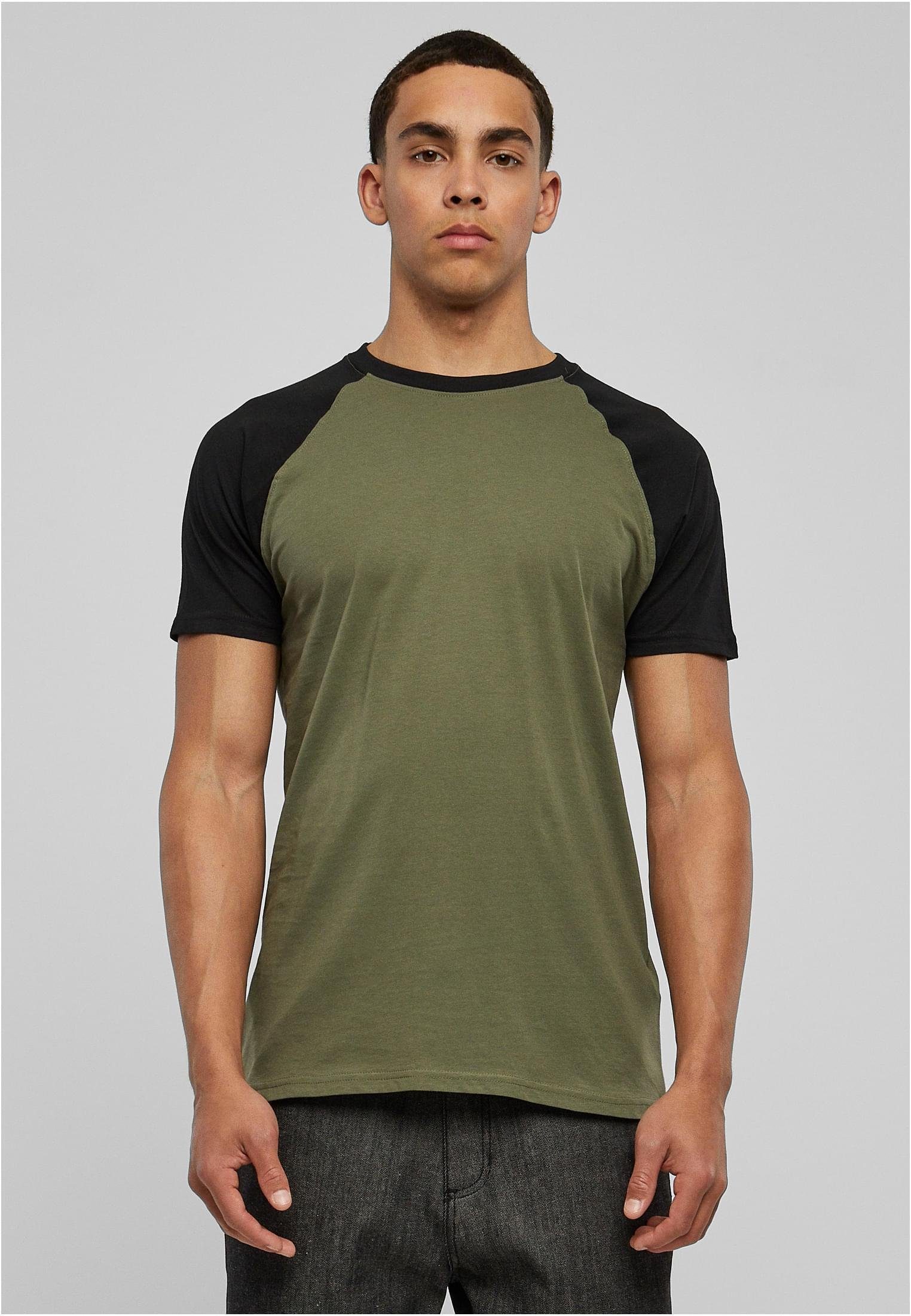 URBAN CLASSICS Rundhalsshirt Raglan Contrast Tee Herren T-Shirt