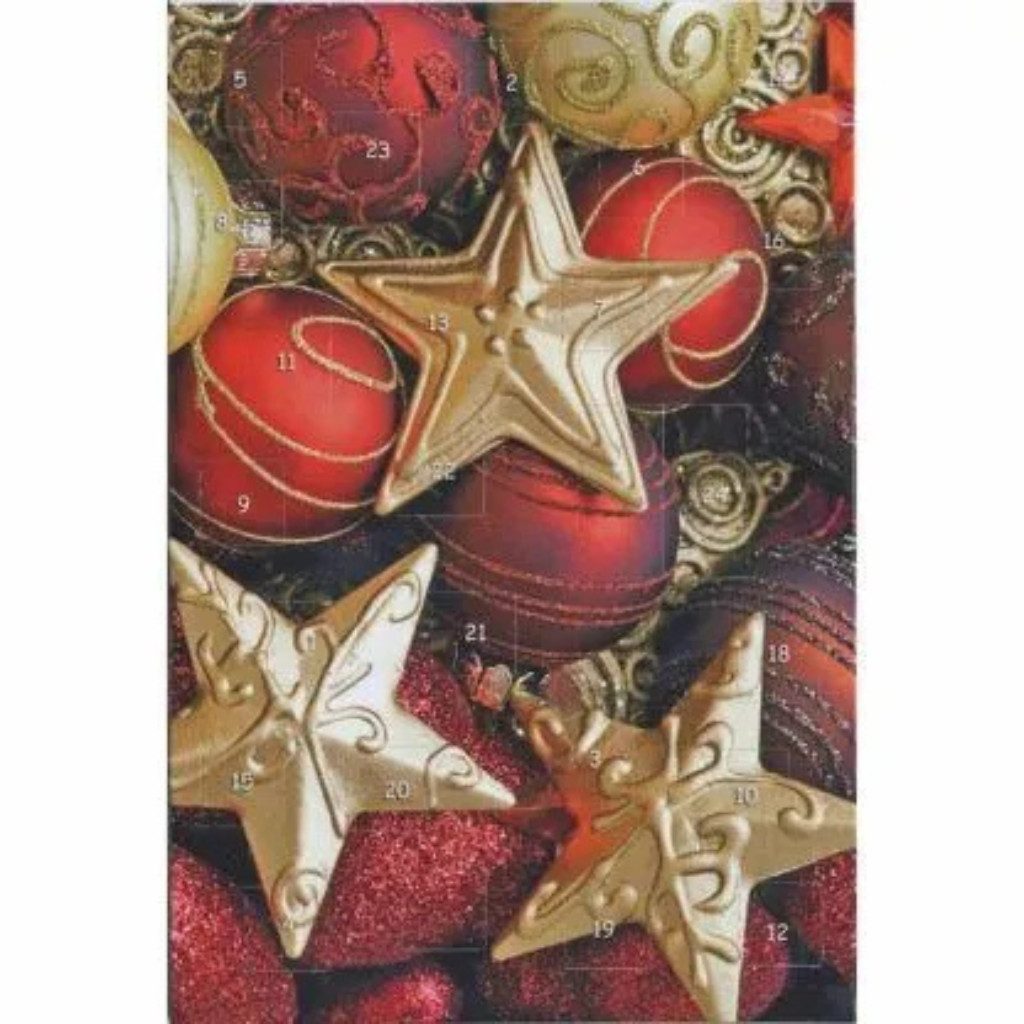 Adventskalender Adventskalenderkarte 21-1072 (Packung, 1-tlg), Grußkarte mit der Spannung eines Adventskalenders