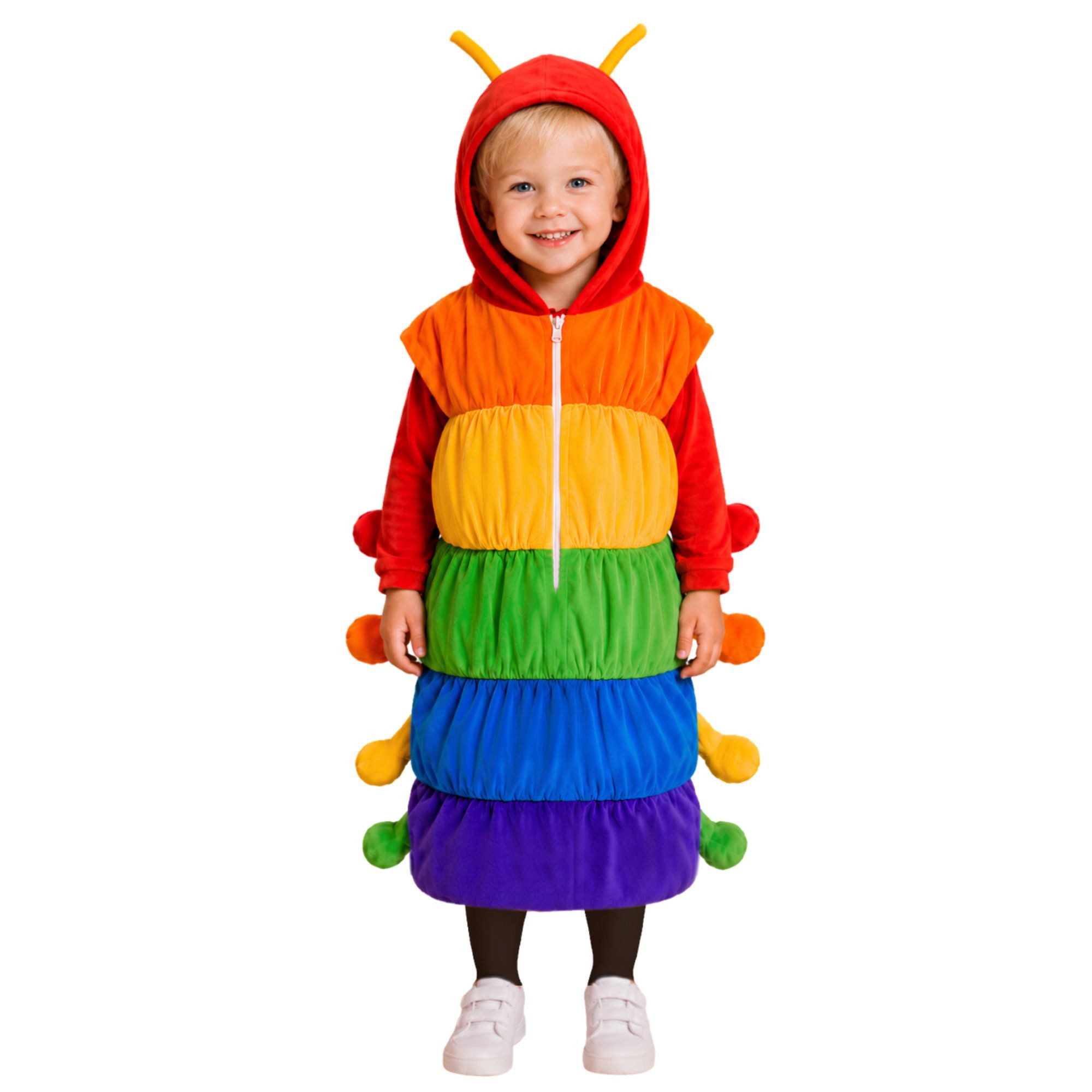 Seruna Kostüm Raupe-n Kostüm-e, F83, Kind-er, Fasching Karneval Fasnacht - Größe: