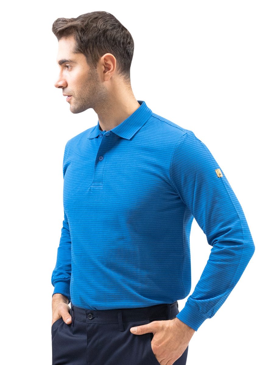 Ismont Langarm-Poloshirt ESD-Langarm-Polo-Shirt-6639 günstig online kaufen
