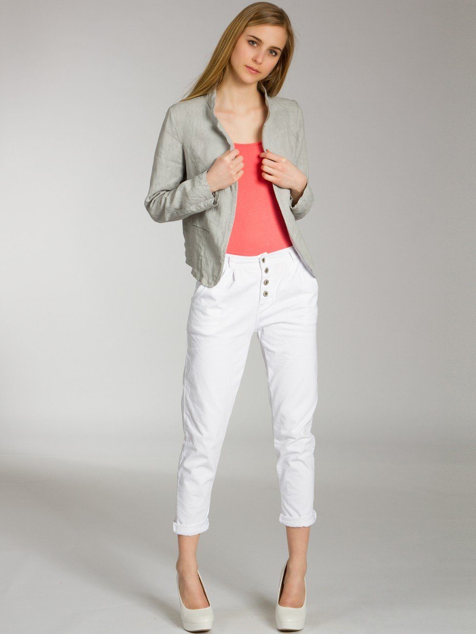 Caspar Stoffhose KHS027 Baumwoll Chino Hose günstig online kaufen