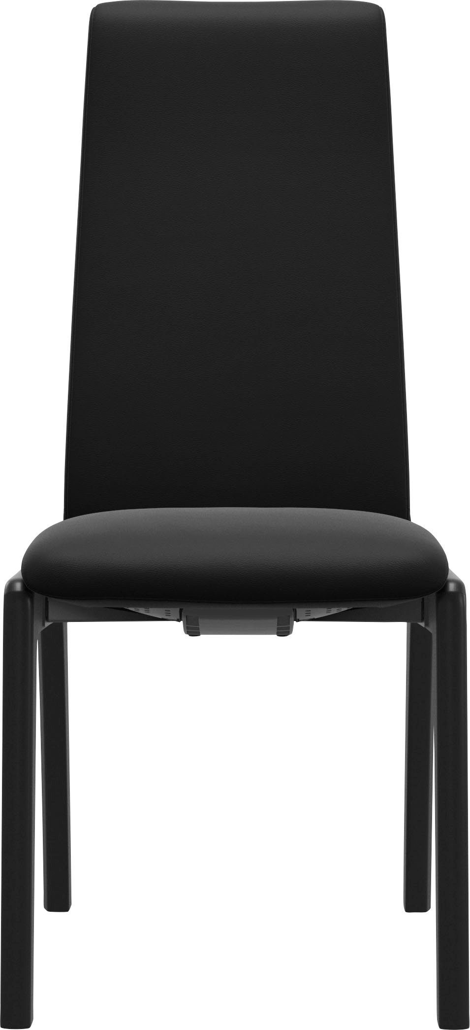 Stressless® Polsterstuhl Back, mit abgerundeten Größe Beinen High Schwarz in Laurel, M