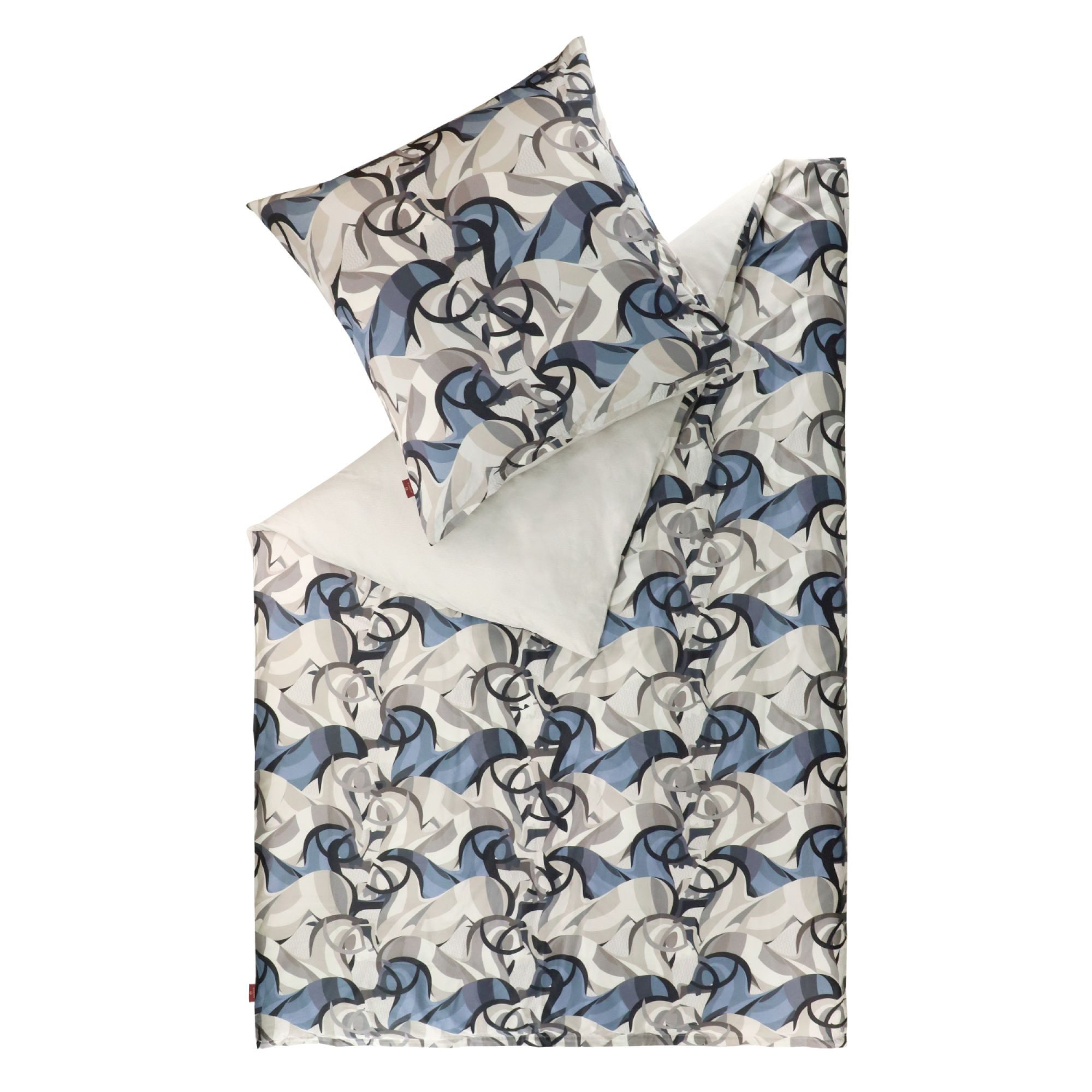 AIGNER Bettwäsche EPONA Satin Bettwäsche, Baumwolle, 1 teilig, 140 x 200 cm in Grau
