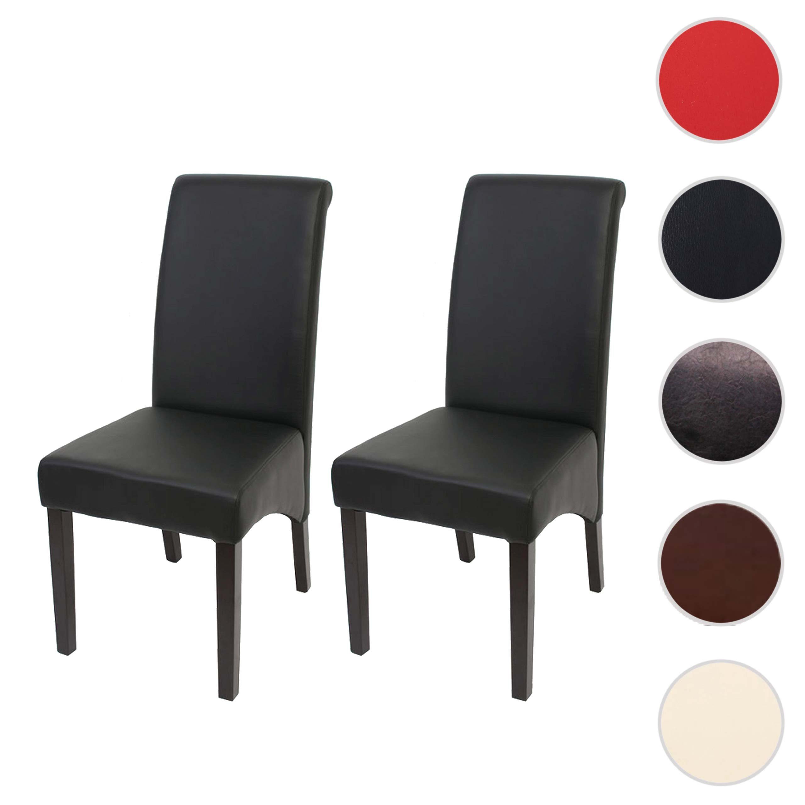 MCW Esszimmerstuhl Cesena-2 (Set, 2 St), 2er-Set, Abgerundete Ecken und Kanten, Bequeme Sitzpolsterung