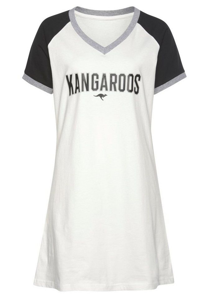 KangaROOS Bigshirt mit kontrastfarbenen Raglanärmeln