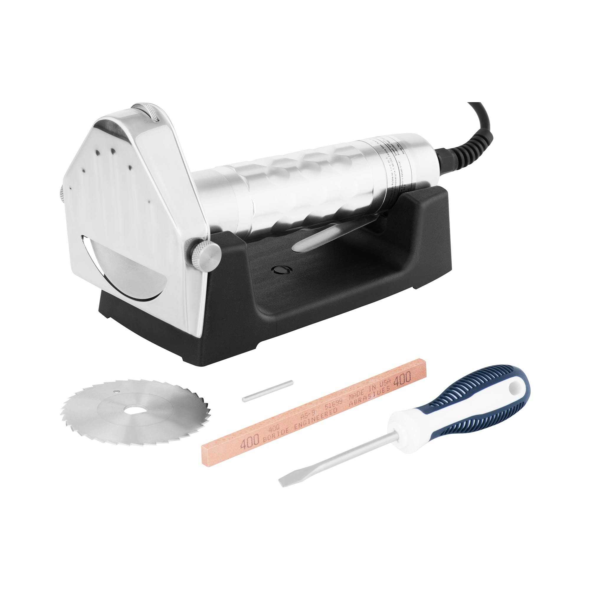Royal Catering Elektromesser Dönermesser Dönerschneider Gyrosmesser Kebabmesser 8000 U/min, 80 W