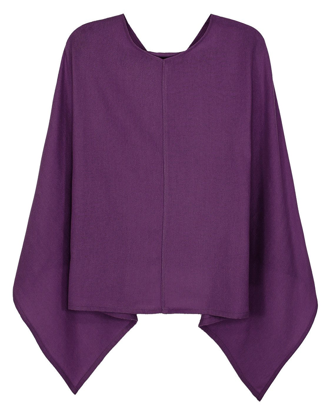 dy_mode Strickponcho Damen Poncho in Unifarben Weiches Strickponcho Cape He günstig online kaufen