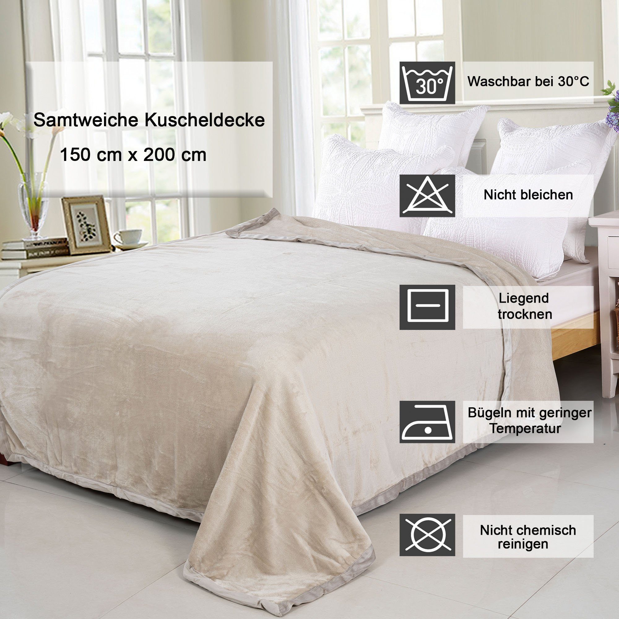 Haus und Deko Tagesdecke Kuscheldecke günstig online kaufen