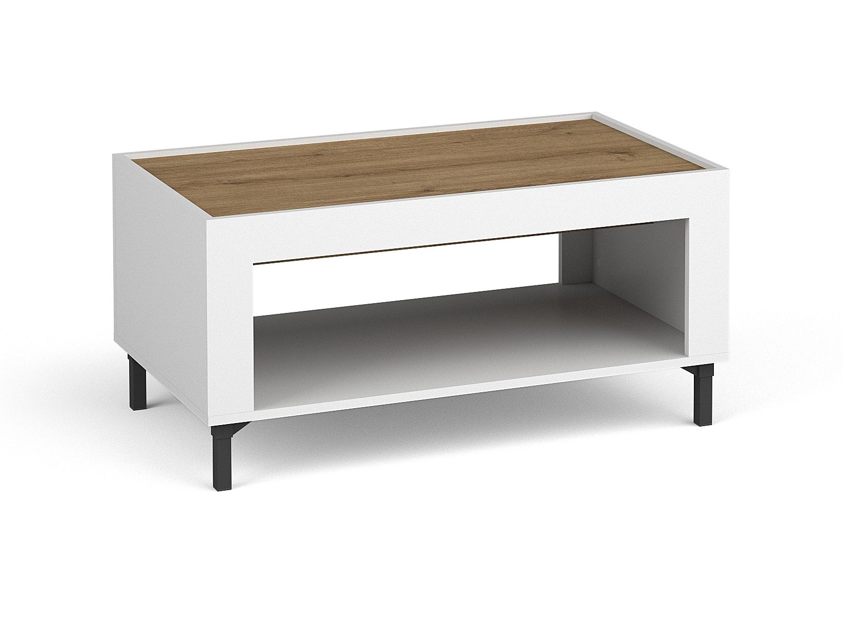 Beautysofa Couchtisch MONTA 97×56 cm (Modernes Design), robust und elegant