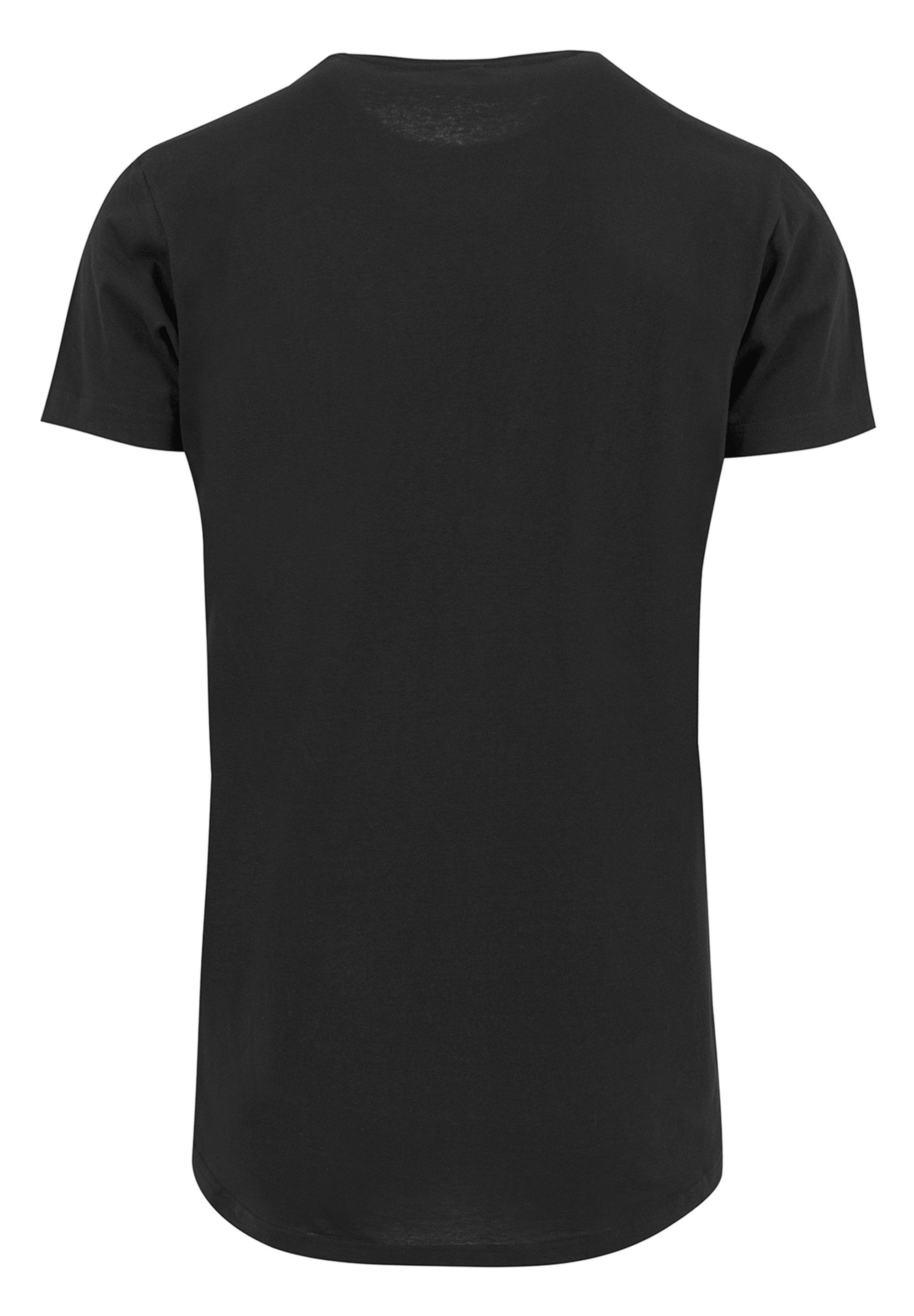 Queen Black F4NT4STIC Classic schwarz Rockband Print Crest T-Shirt