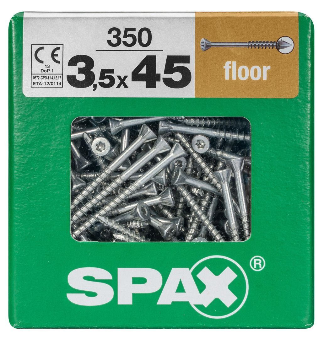 SPAX 3.5 Terrassenschraube 350 Dielenschrauben mm - 45 TX x Spax Stk. 10