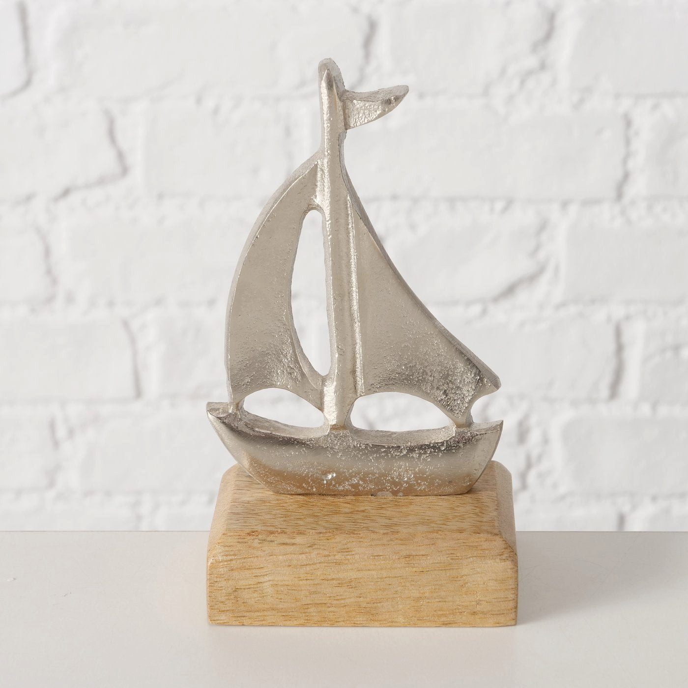 BOLTZE Dekoobjekt Dekoaufsteller Boot " Shippy " aus Aluminium von Boltze - Maritime Dek