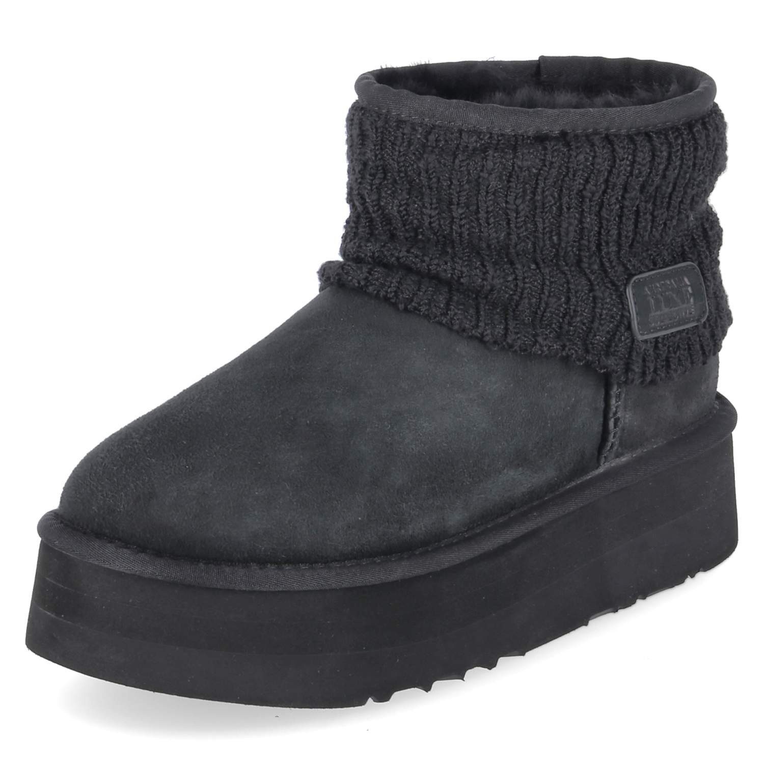 Australia Luxe Collective Australia Luxe FAMPS205N-BL Damen Leder & Textil black Chelseaboots