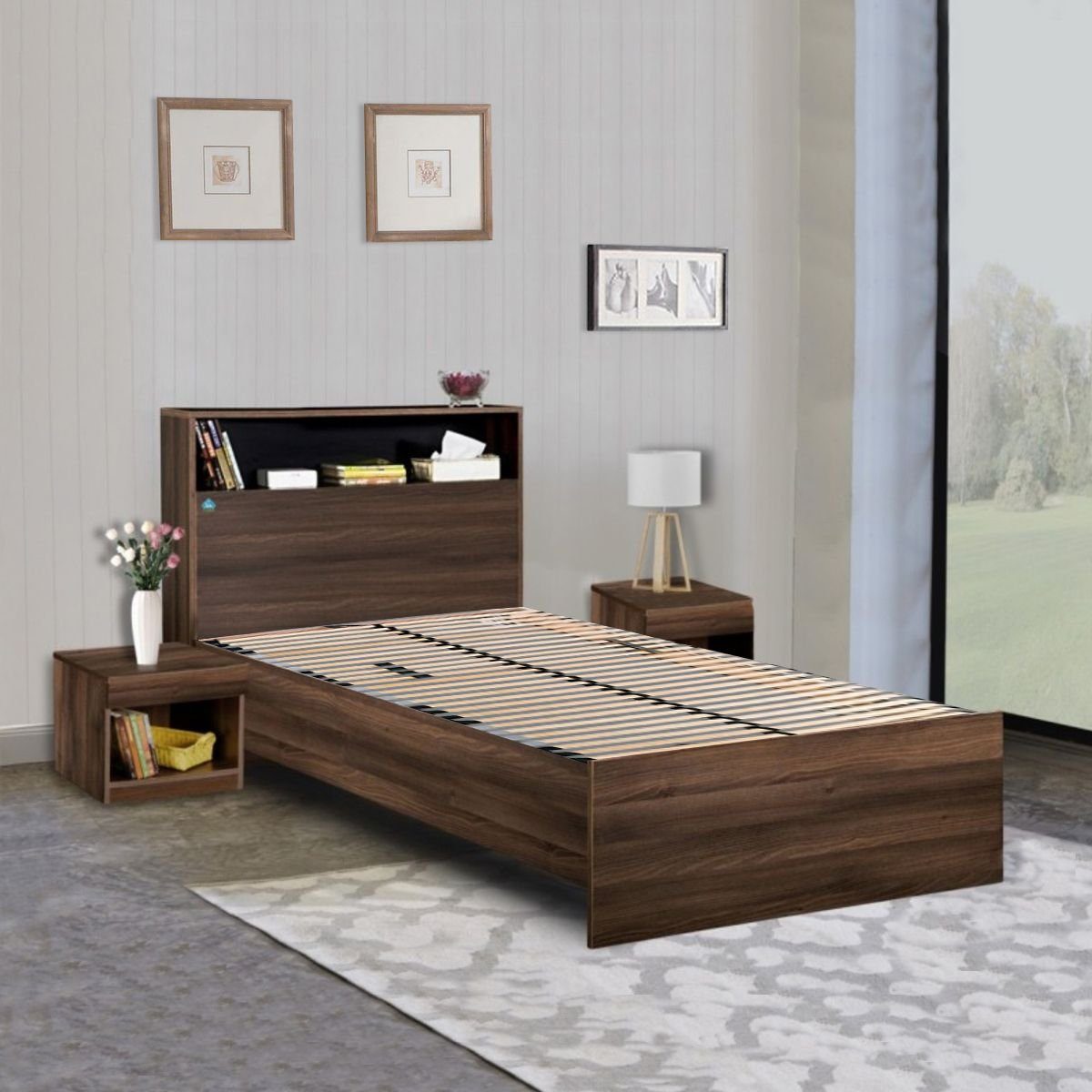 Lattenrost ERGO KF, Coemo, Kopfteil manuell verstellbar, Fußteil manuell verstellbar, 90x200, 28 Leisten, Mittelband, bequeme individuelle Schlafposition