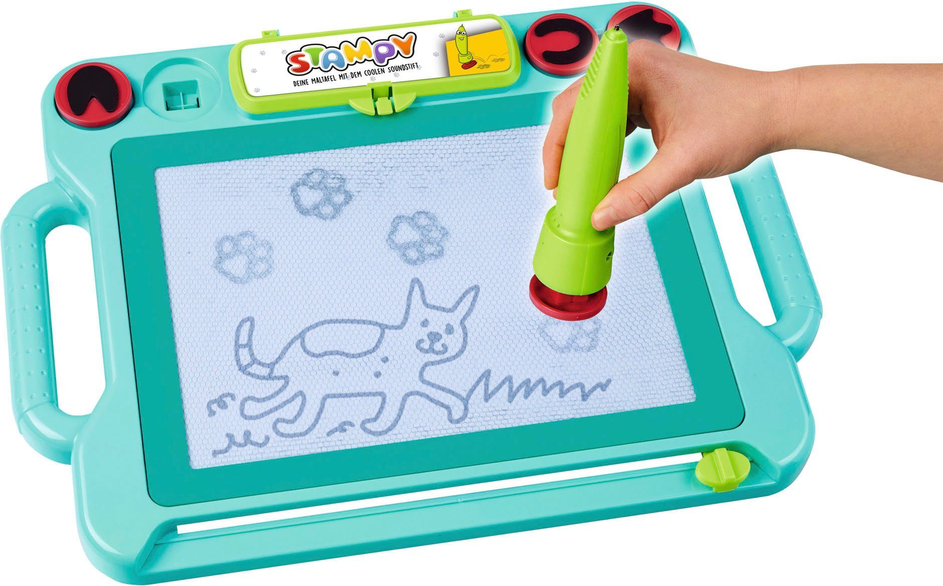 SIMBA Zaubertafel Stampy, Maltafel mit Soundstift