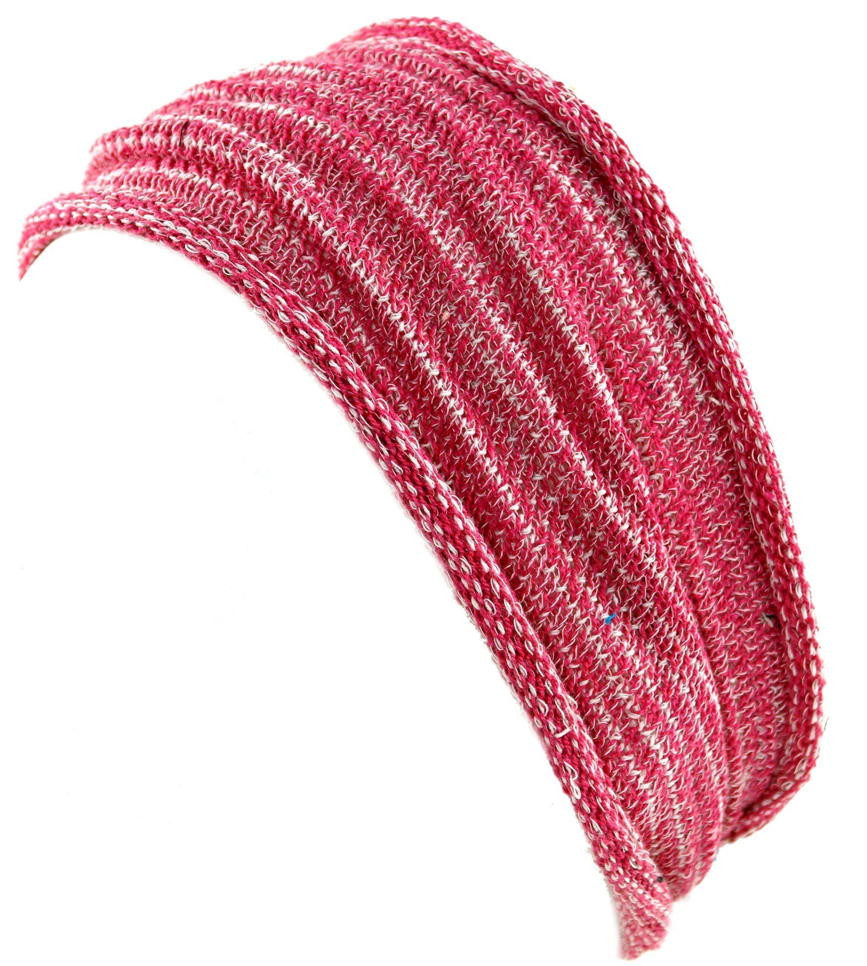 Guru-Shop Stirnband Magic Hairband, Dread Wrap, Schlauchschal,.. Haarband pink