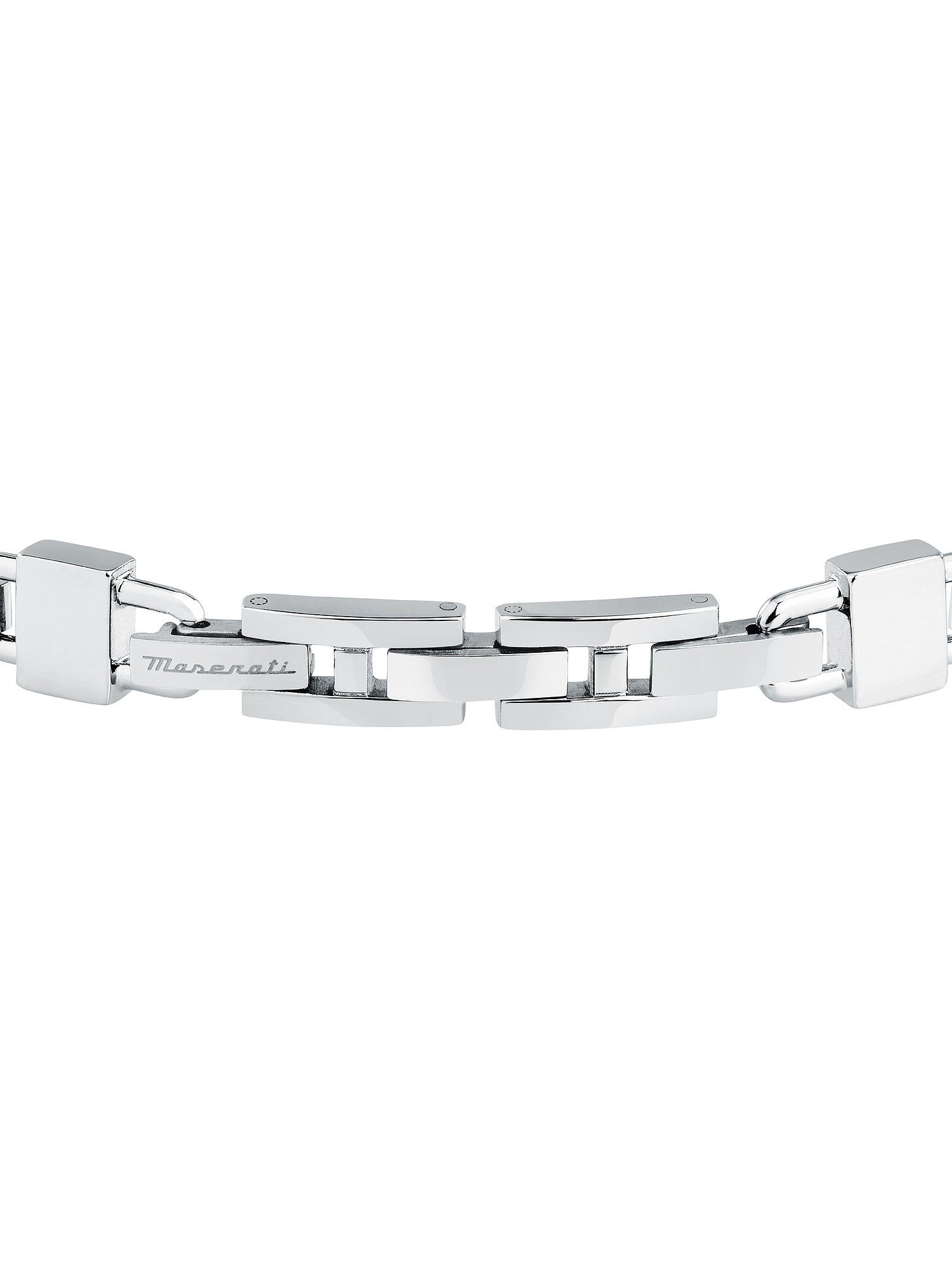 MASERATI Edelstahlarmband Maserati Herren-Armband Edelstahl, Keramik, Modern