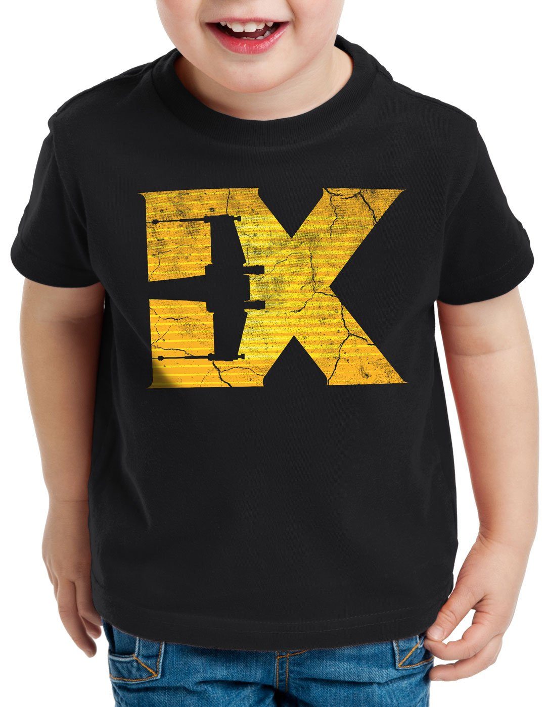 style3 Print-Shirt Kinder T-Shirt Episode 9 T-Shirt für IX xwing rebel  kinofilm