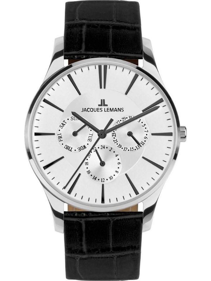 Jacques Lemans Quarzuhr Jacques Lemans Unisex-Uhren Analog Quarz, Klassikuhr