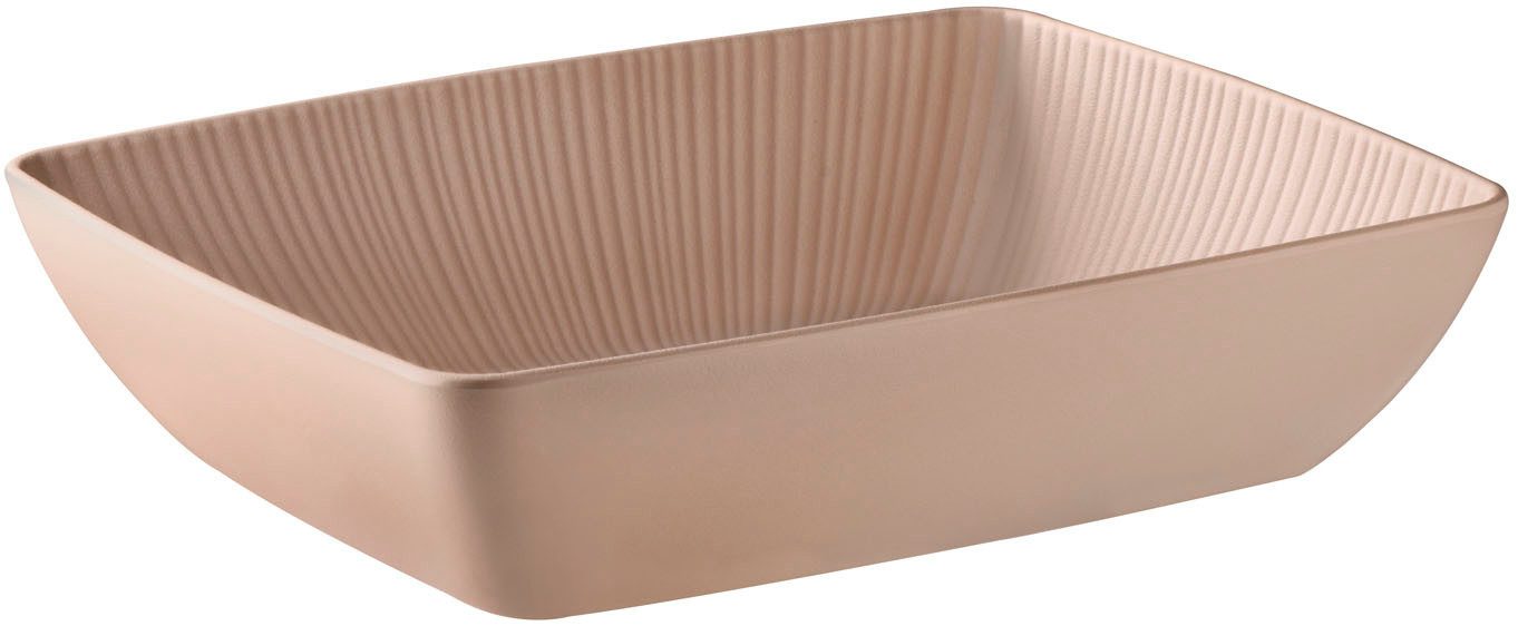 APS Schale Schüssel "NERO", 3,5 Liter, 32,5 x 26,5 cm, Höhe 7,5 cm, Melamin, (1-tlg), aus Melamin