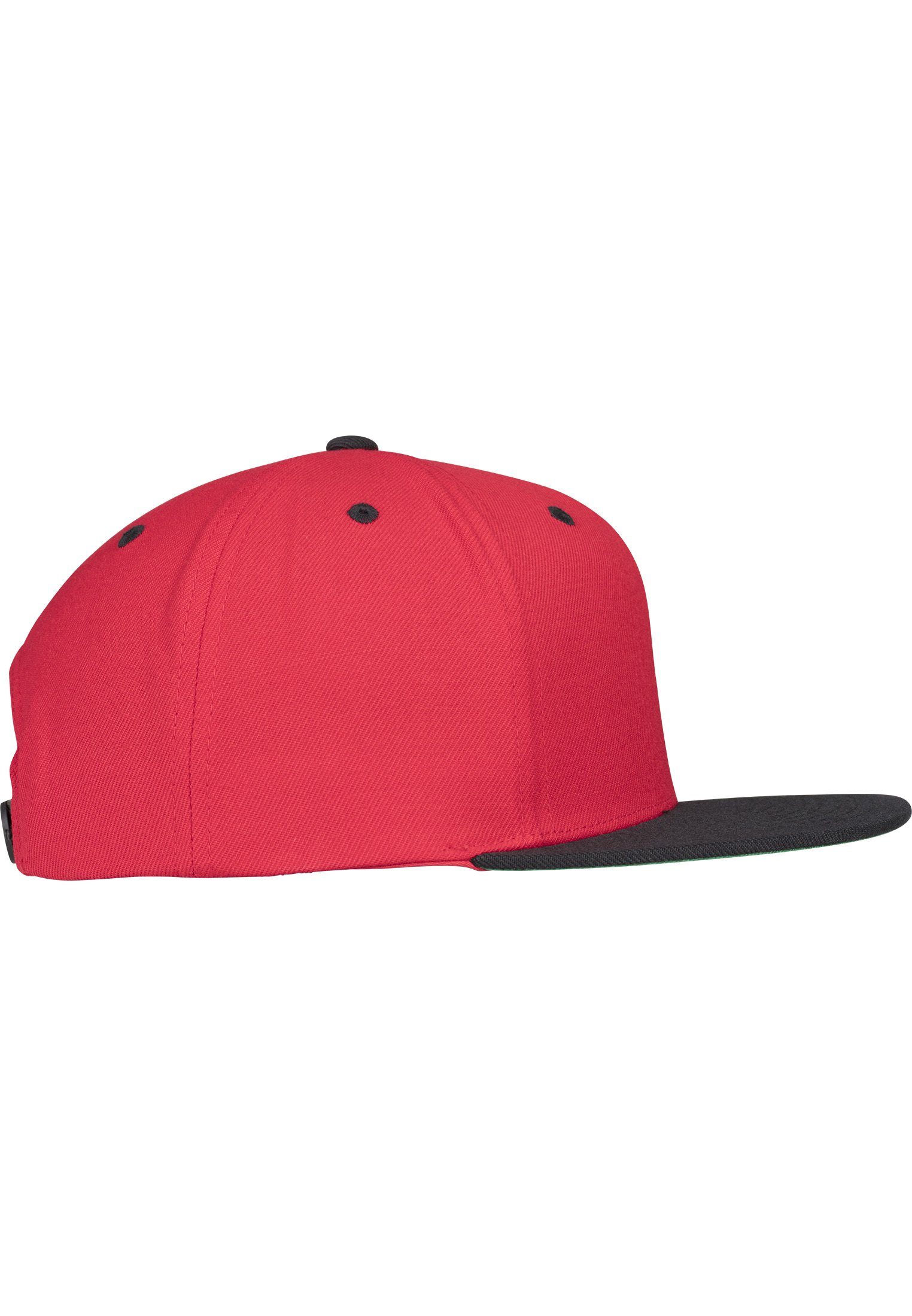 2-Tone red/black Flex Snapback Classic Snapback Cap Flexfit