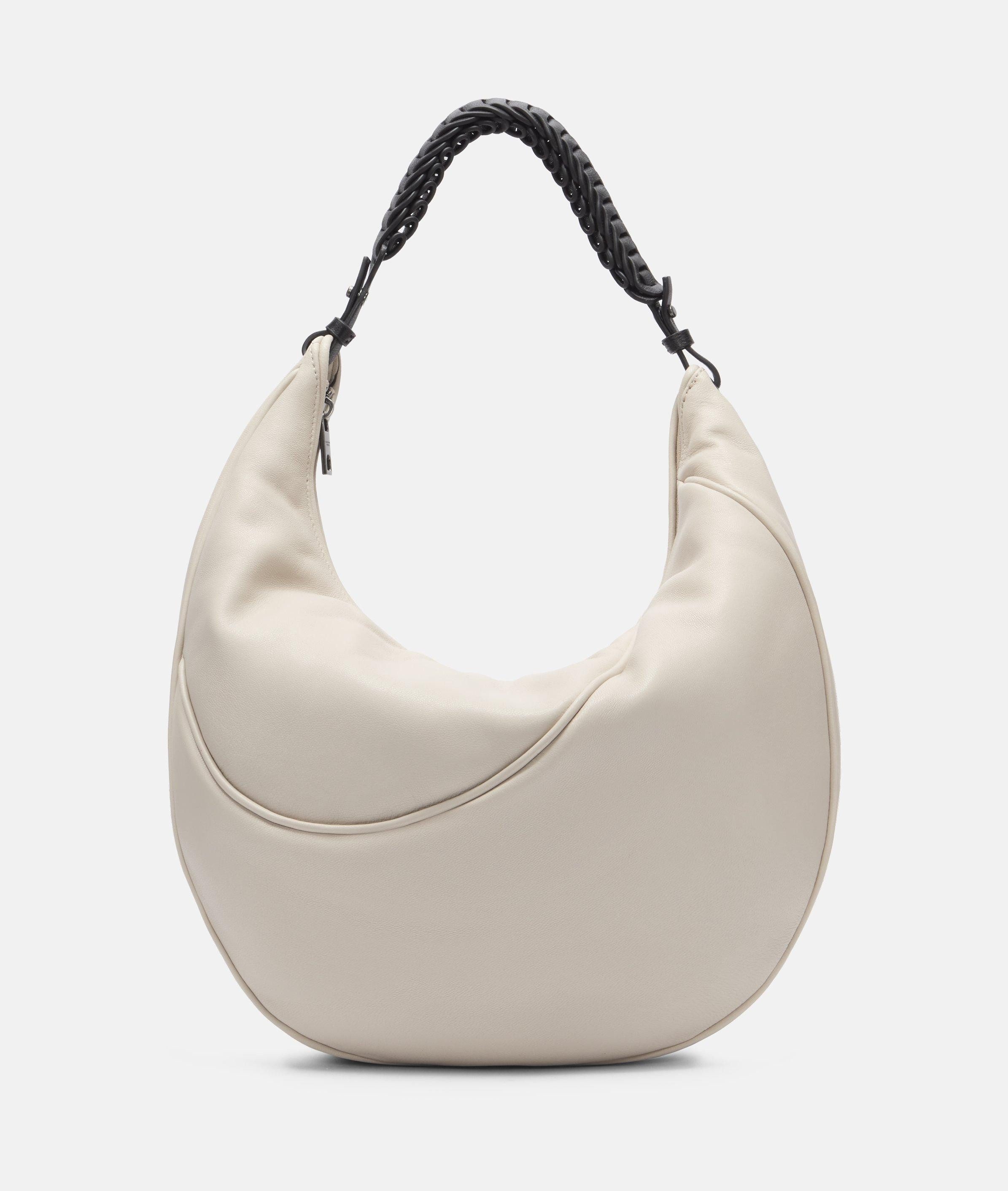 Liebeskind Berlin Schultertasche Hobo, Geräumige Hobo-Bag aus gewachstem Leder
