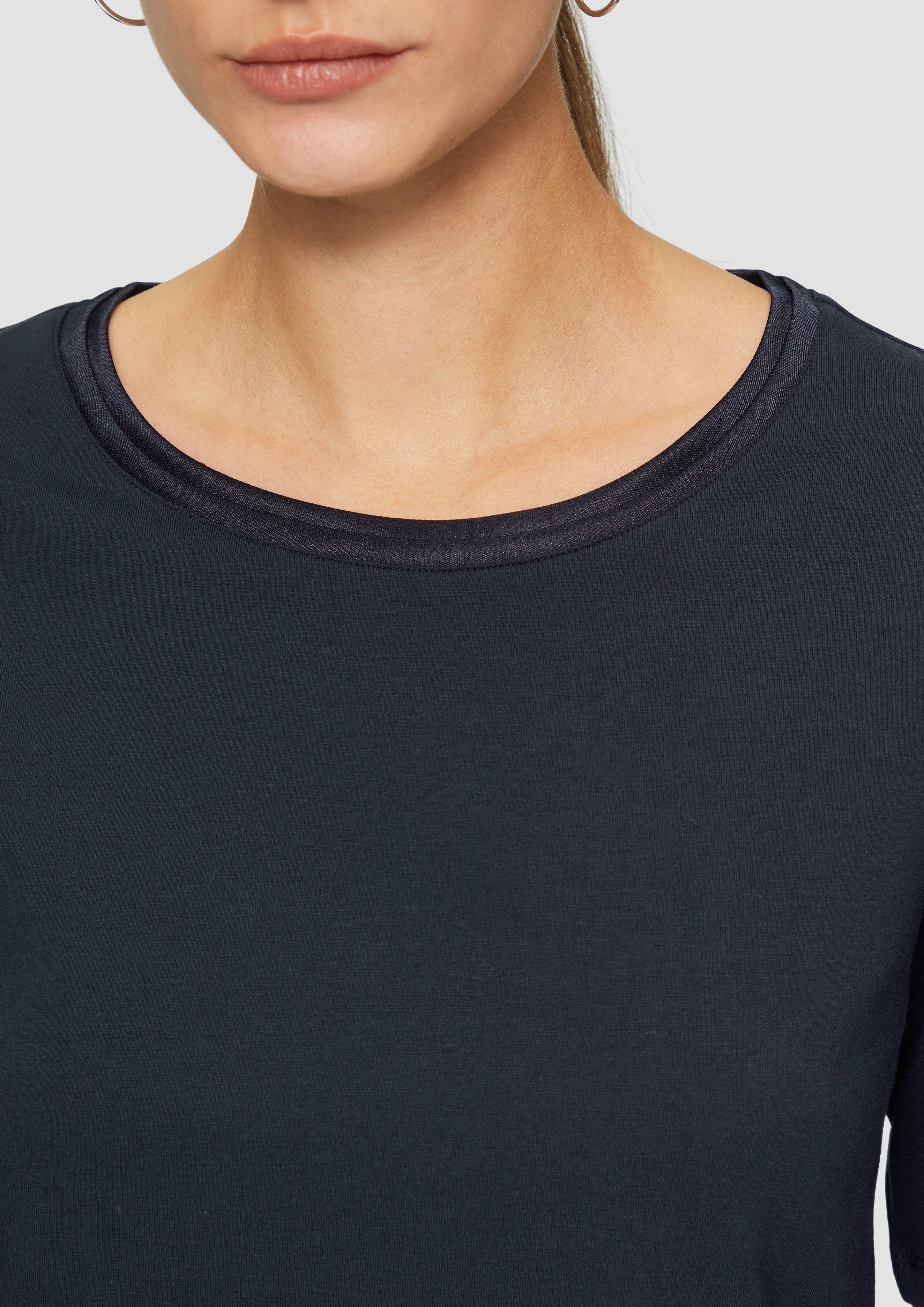 s.Oliver BLACK LABEL Kurzarmshirt T-Shirt aus günstig online kaufen