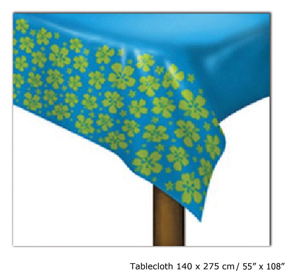 Das Kostümland Tischdecke Aloha Hawaii Party Artikel zur Dekoration - Tischd