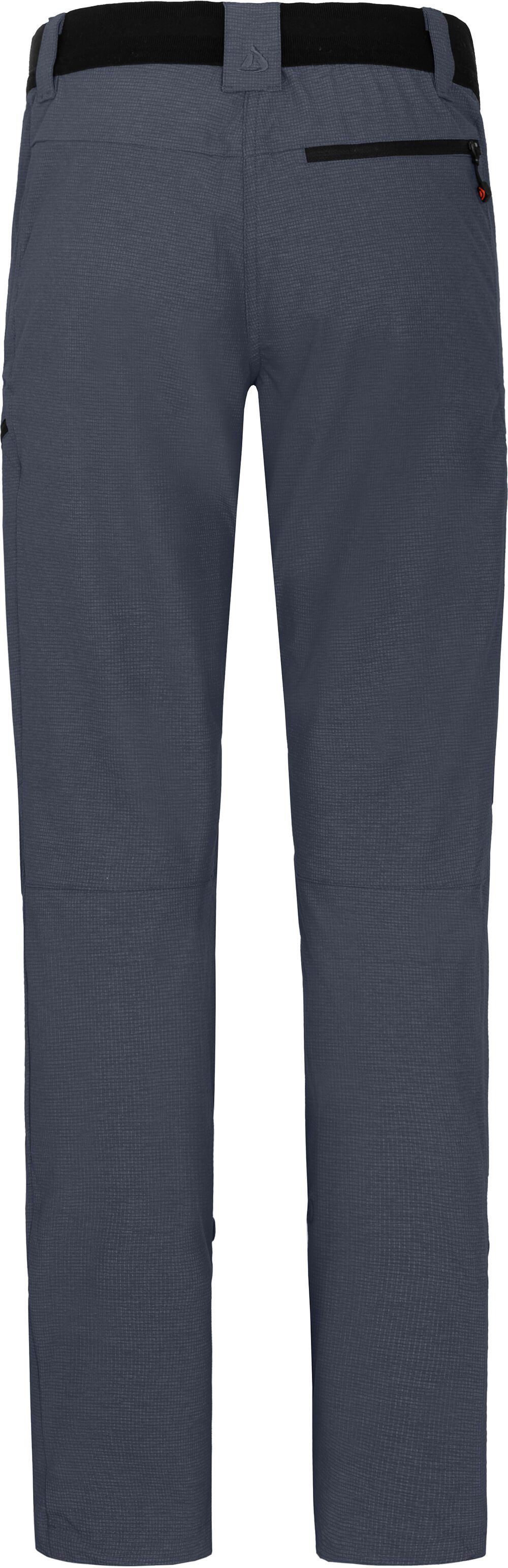 Bergson Outdoorhose PORI Damen elastisch, Wanderhose, Normalgrößen, grau/blau robust