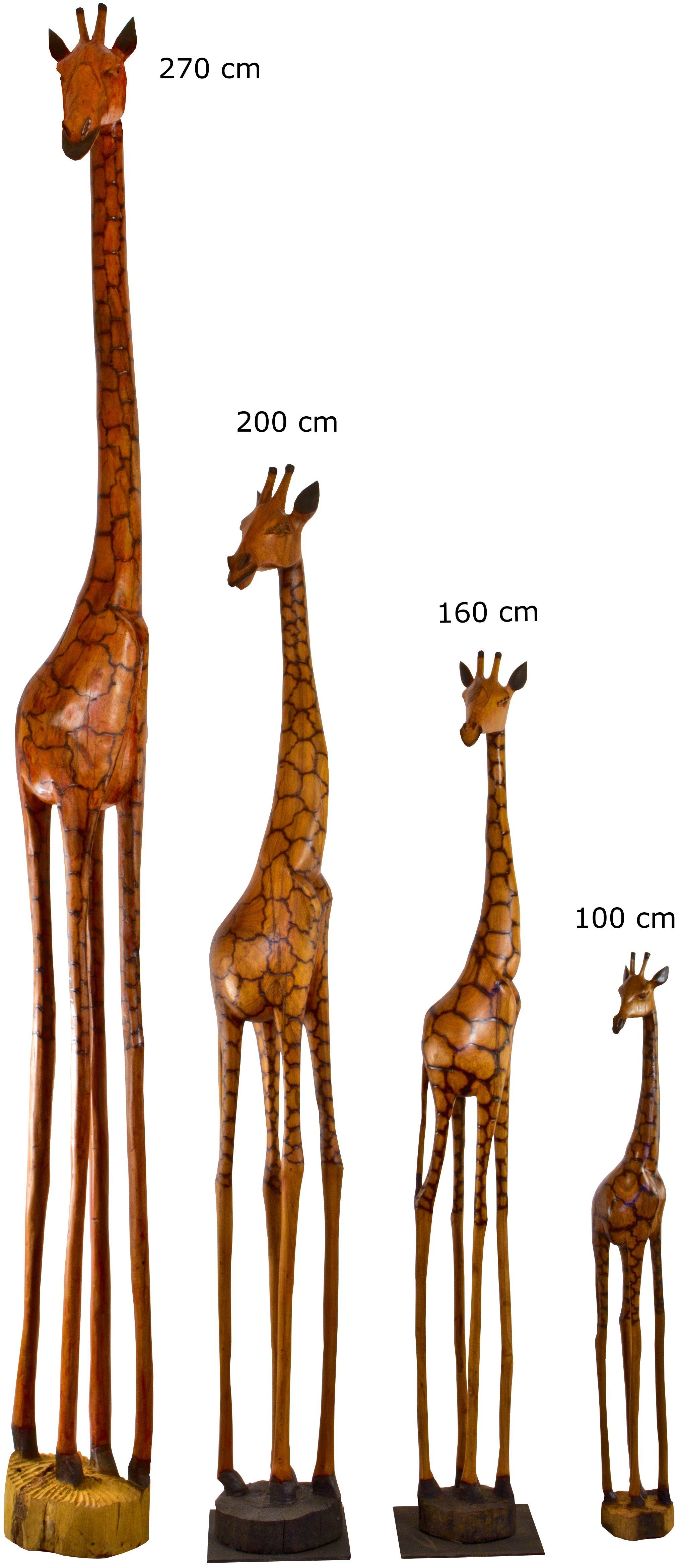Giraffe hochwertige Afrika-Deko aus sehr SIMBABWE Holz Samia, Handarbeit Afrikafigur