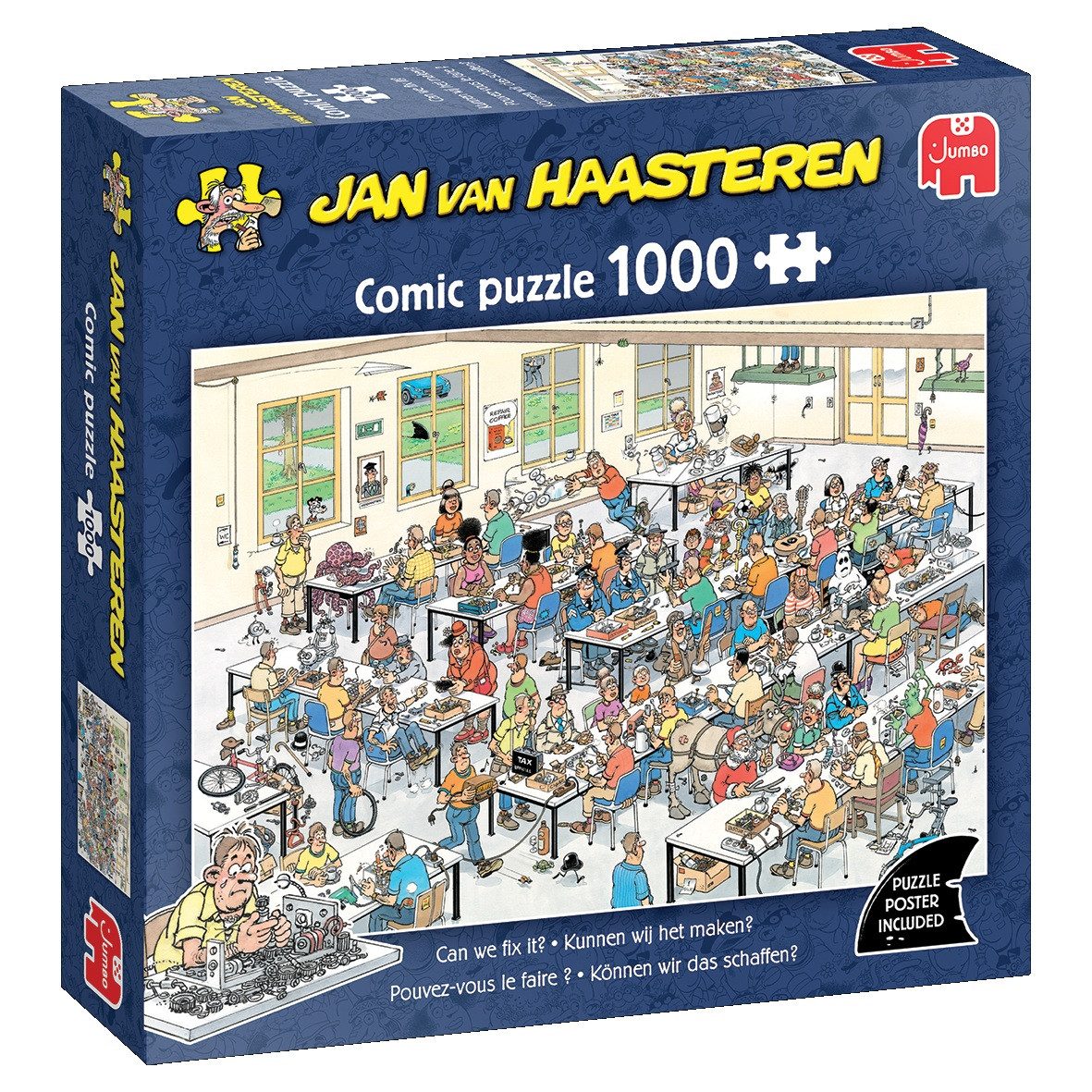 Jan van Haasteren Puzzle Jan van Haasteren - Können wir das schaffen? - 1000 Teile Puzzle, 1000 Puzzleteile