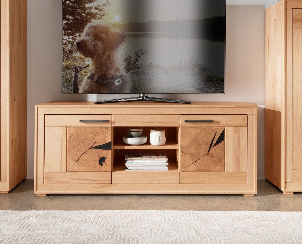 Main Möbel TV-Board TV Element Lowboard 150x62cm Kernbuche Danzig