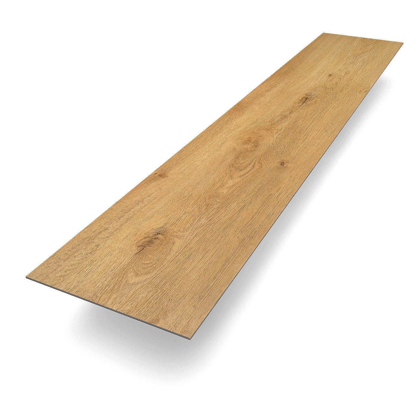 Bodenglück Виниловый ламинат Klebe-Vinyl in Holzoptik, Braun, Dekor Memmert, minimale Aufbauhöhe, 1219 x 228 x 2,5 mm, Paketpreis für 3,34 m²