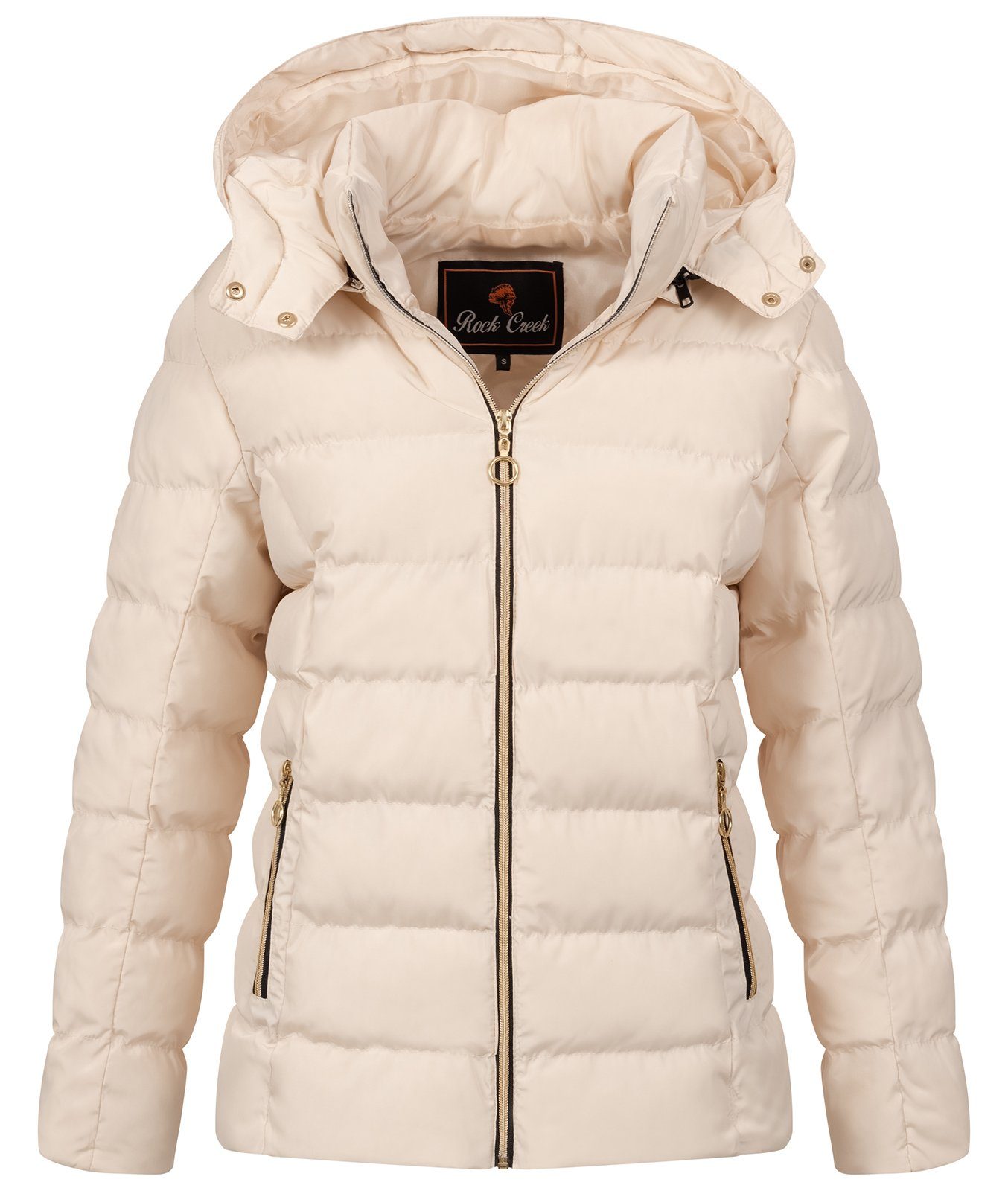 Rock Creek Steppjacke Damen Steppjacke mit Kapuze D-489