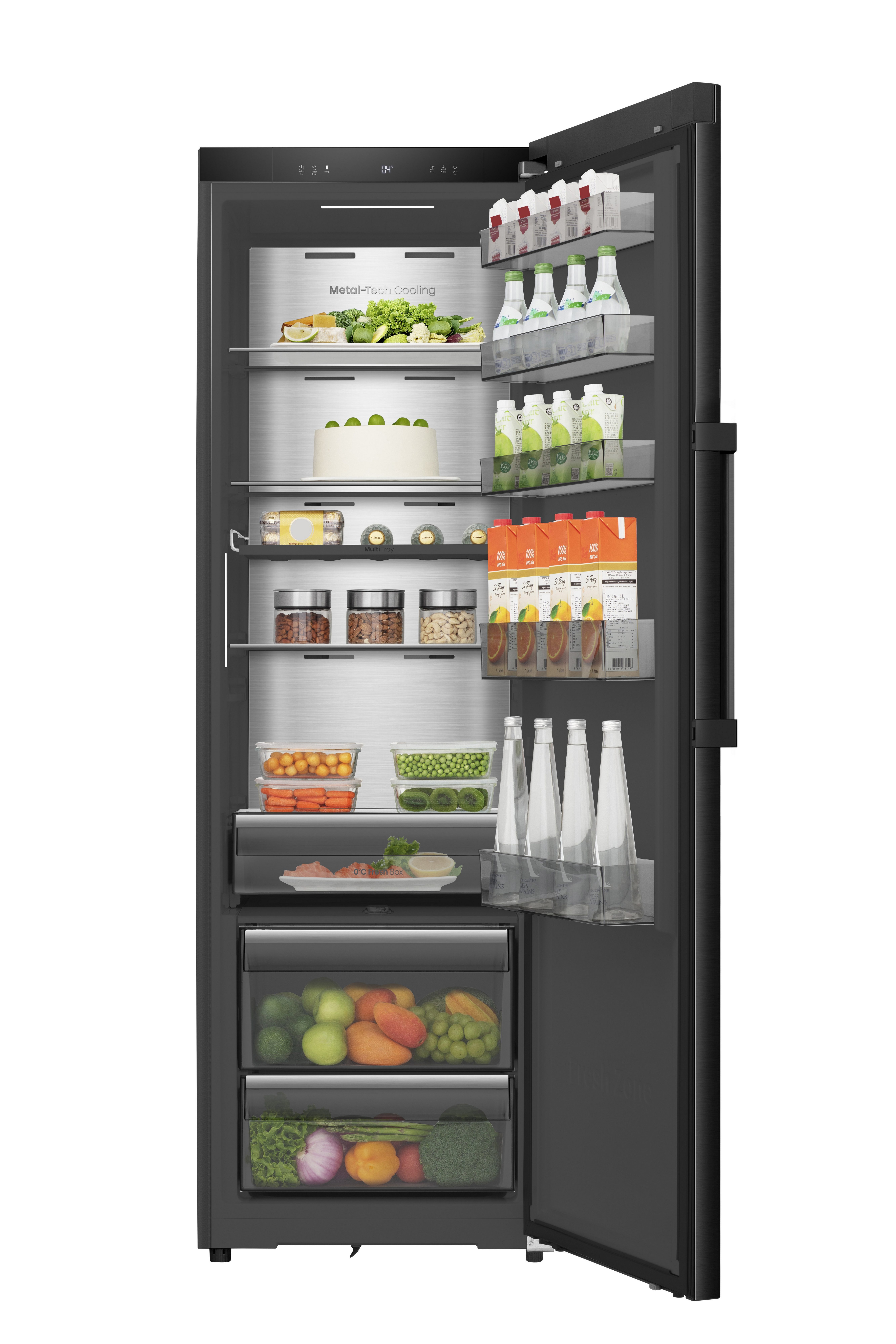 Hisense Kühlschrank RL5K370GSFC1, 185,6 cm hoch, 59,5 cm breit, MetalCooling