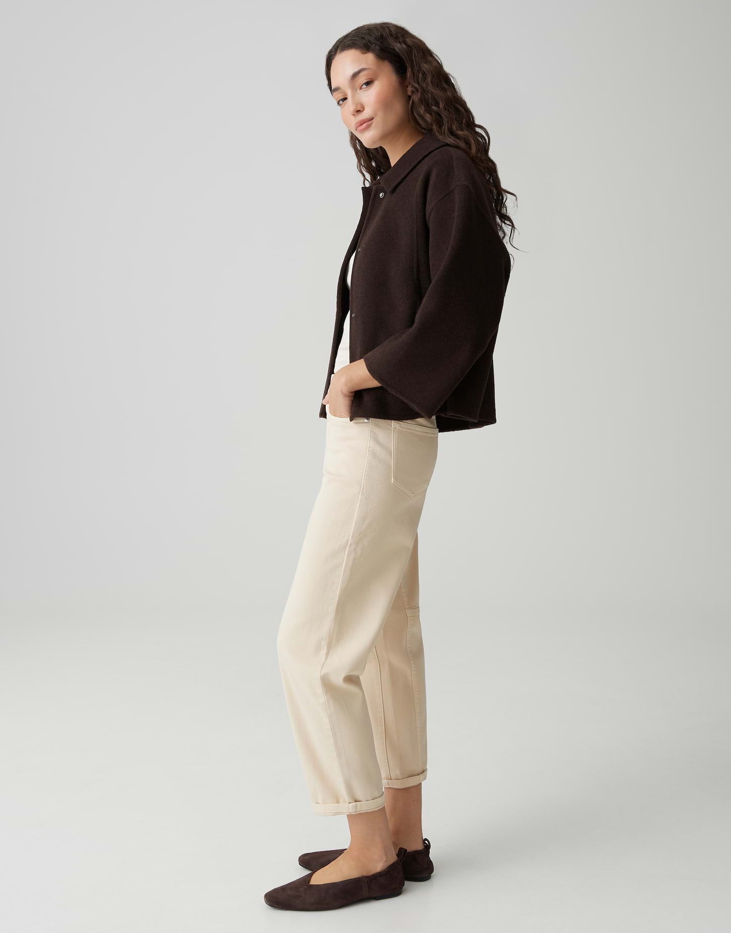 OPUS PANTS Relax-fit-Jeans MELLY RELAX Barrel Jeans aus Baumwoll Mix Mid Rise – Bild 5 von 5