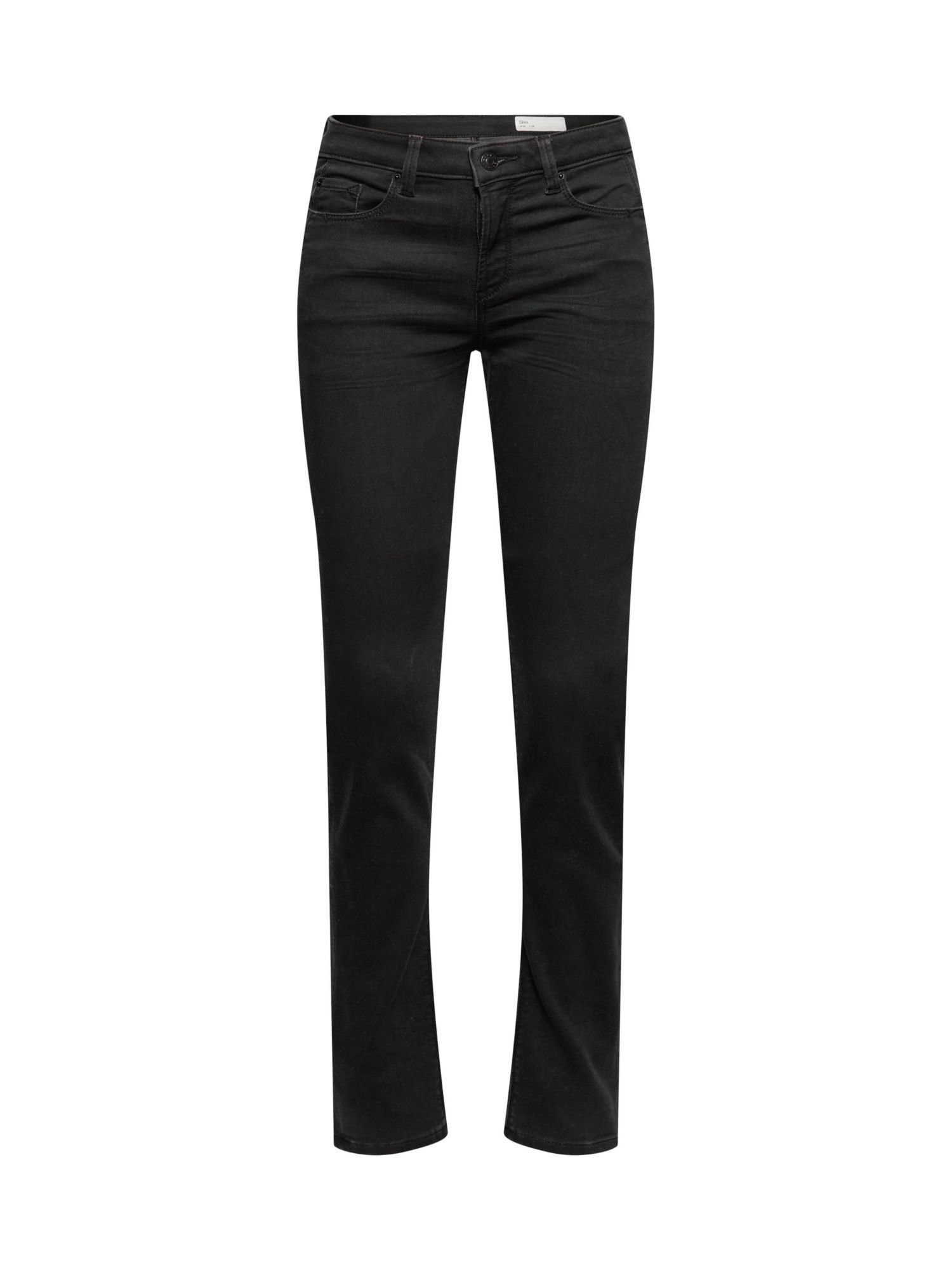 Esprit Slim-fit-Jeans Black-Denim Jeans in bequemer Jogg-Qualität