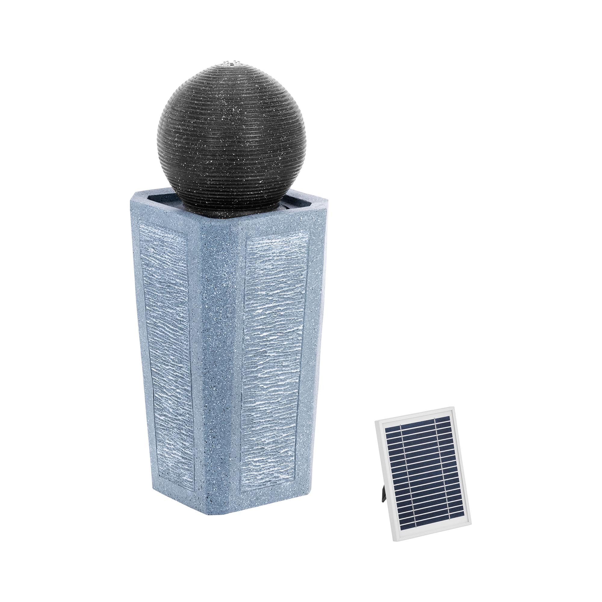 Hillvert Gartenbrunnen Solarbrunnen Zierbrunnen Kugel auf günstig online kaufen