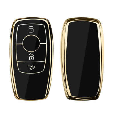 kwmobile Schlüsseltasche Autoschlüssel Hülle für Mercedes Benz (1-tlg), Schlüsselhülle Silikon Cover