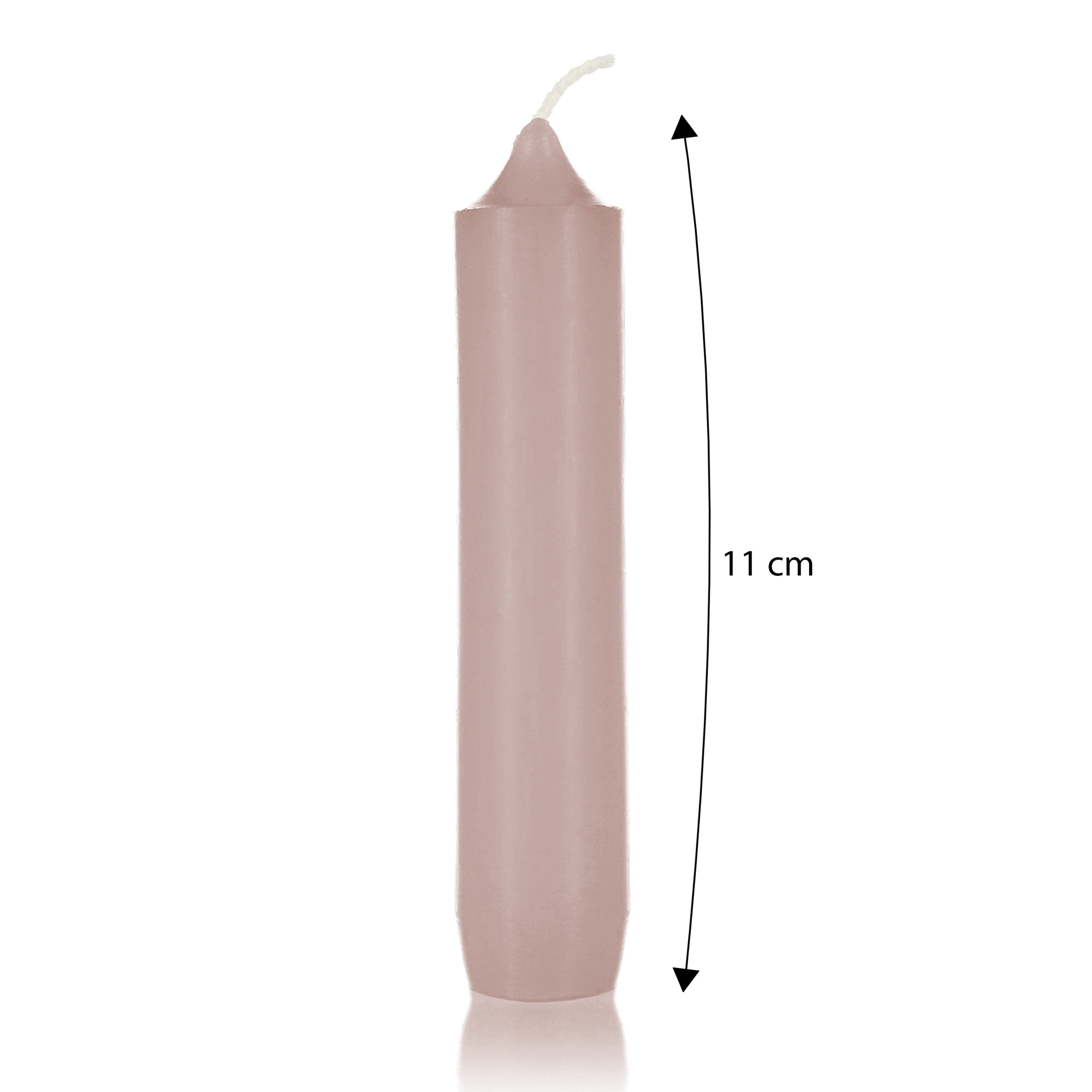 Nordstern Spitzkerze Stabkerzen 11 x 2,2 cm (Set, 6er), Ideale Tisch Deko für Hochzeit oder Weihnachten